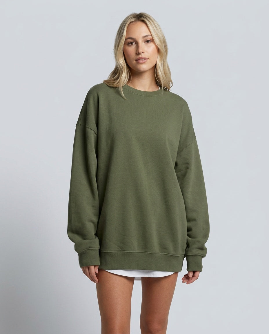 Camila | Oversized Crew Neck Sweatshirt