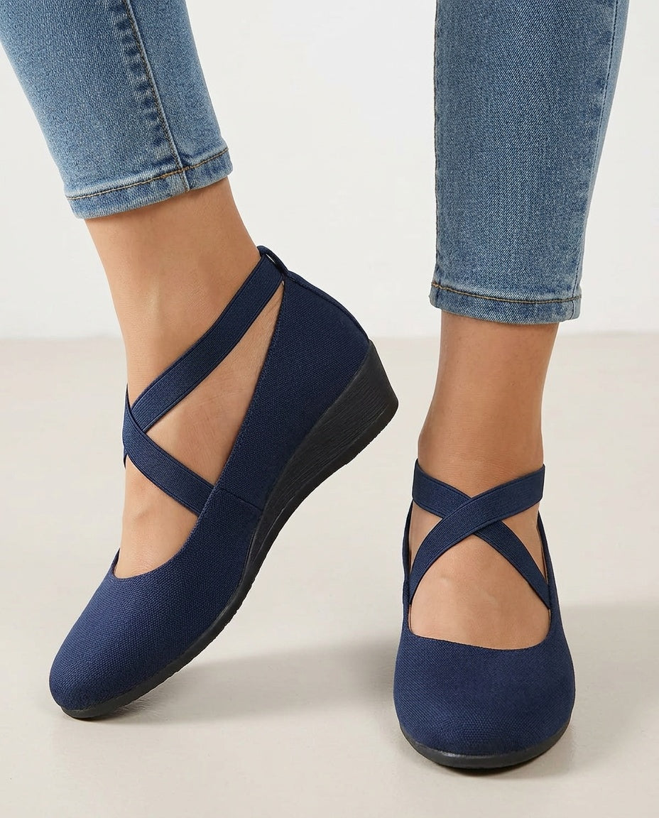 Helena | Wedge-Sole Closed Ballet Flats