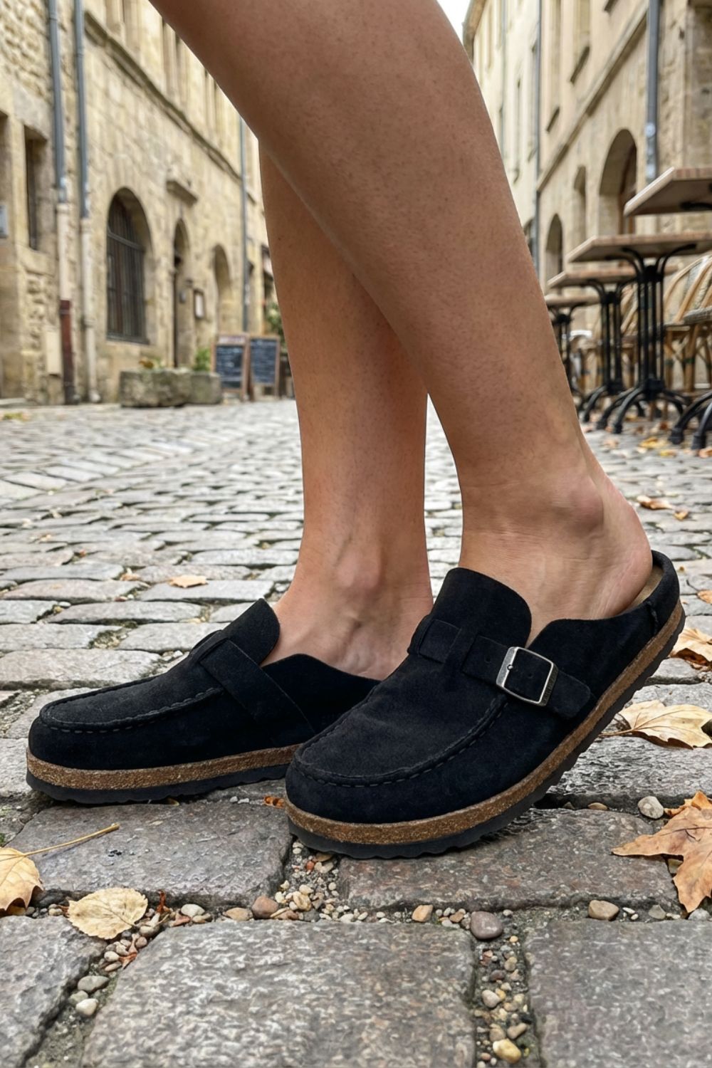 Delphi | Suede-Look Slip-On Clogs