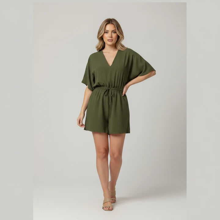 Saskia | Zip Front Summer Playsuit