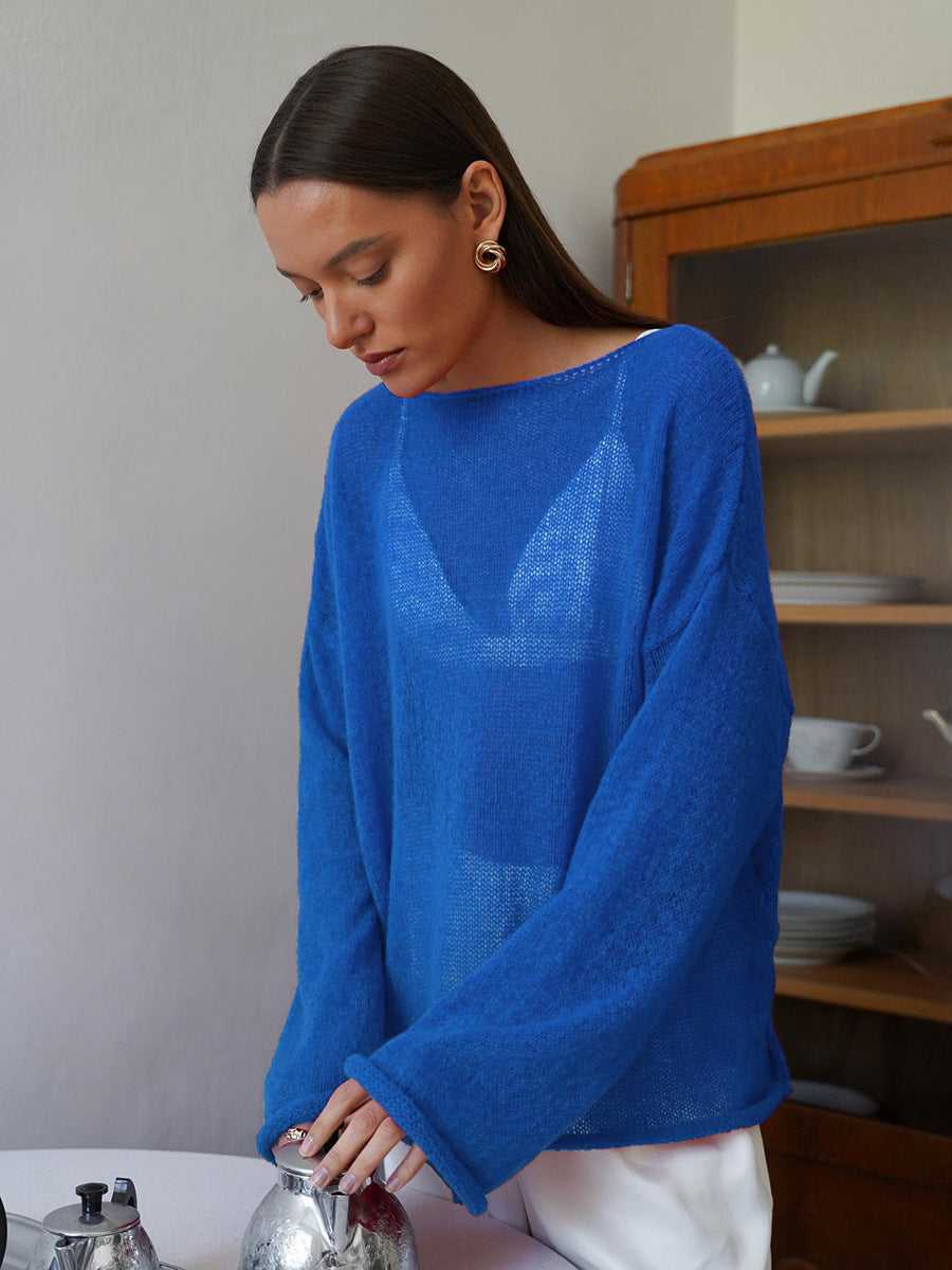 Mabel | Cropped Bell Sleeve Knit Jumper