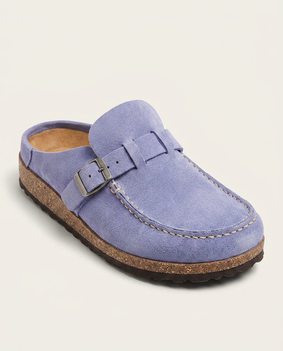 Sienna | Suede-Look Cushioned Footbed Clogs
