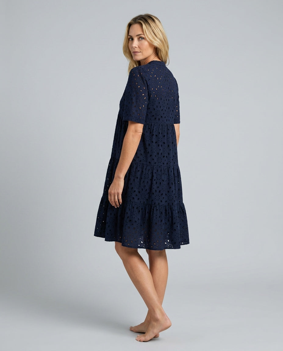 Hadley | Lace Ruffle A-Line Sundress