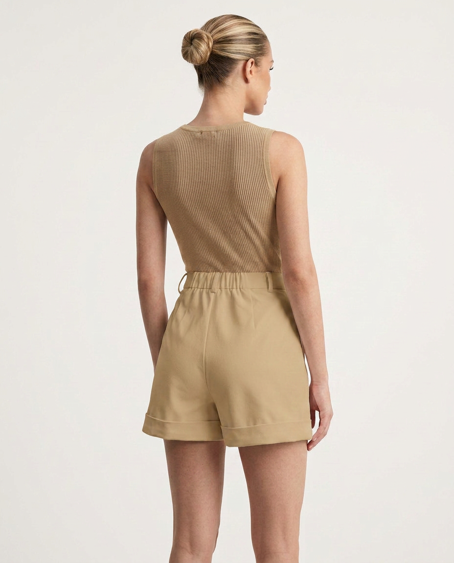 Prunelle | High-Waist Tailored Short