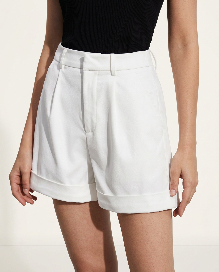 Prunelle | High-Waist Tailored Short