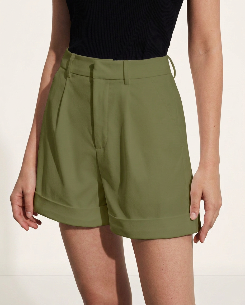 Prunelle | High-Waist Tailored Short