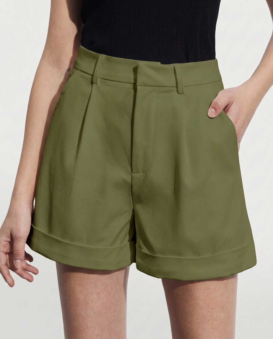 Prunelle | High-Waist Tailored Short