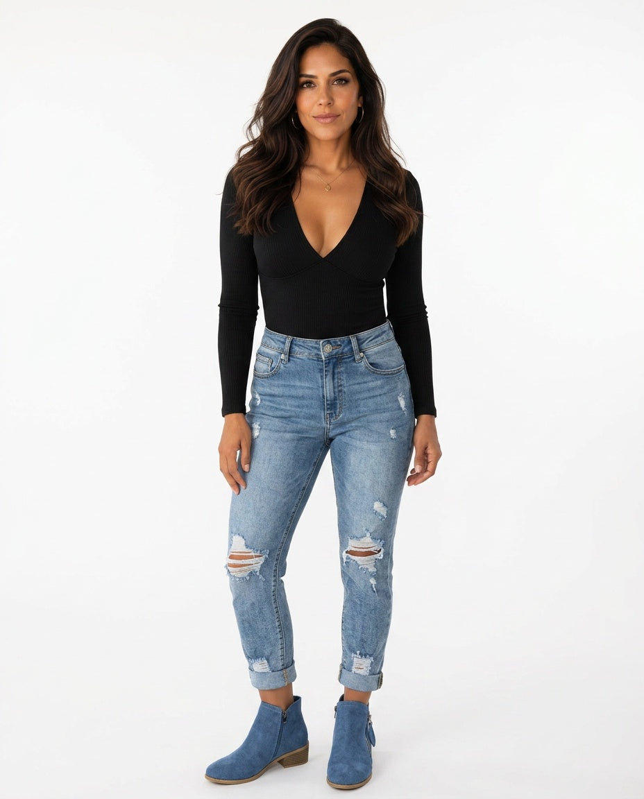 Mariana | Cushioned Footbed Zip Ankle Boots