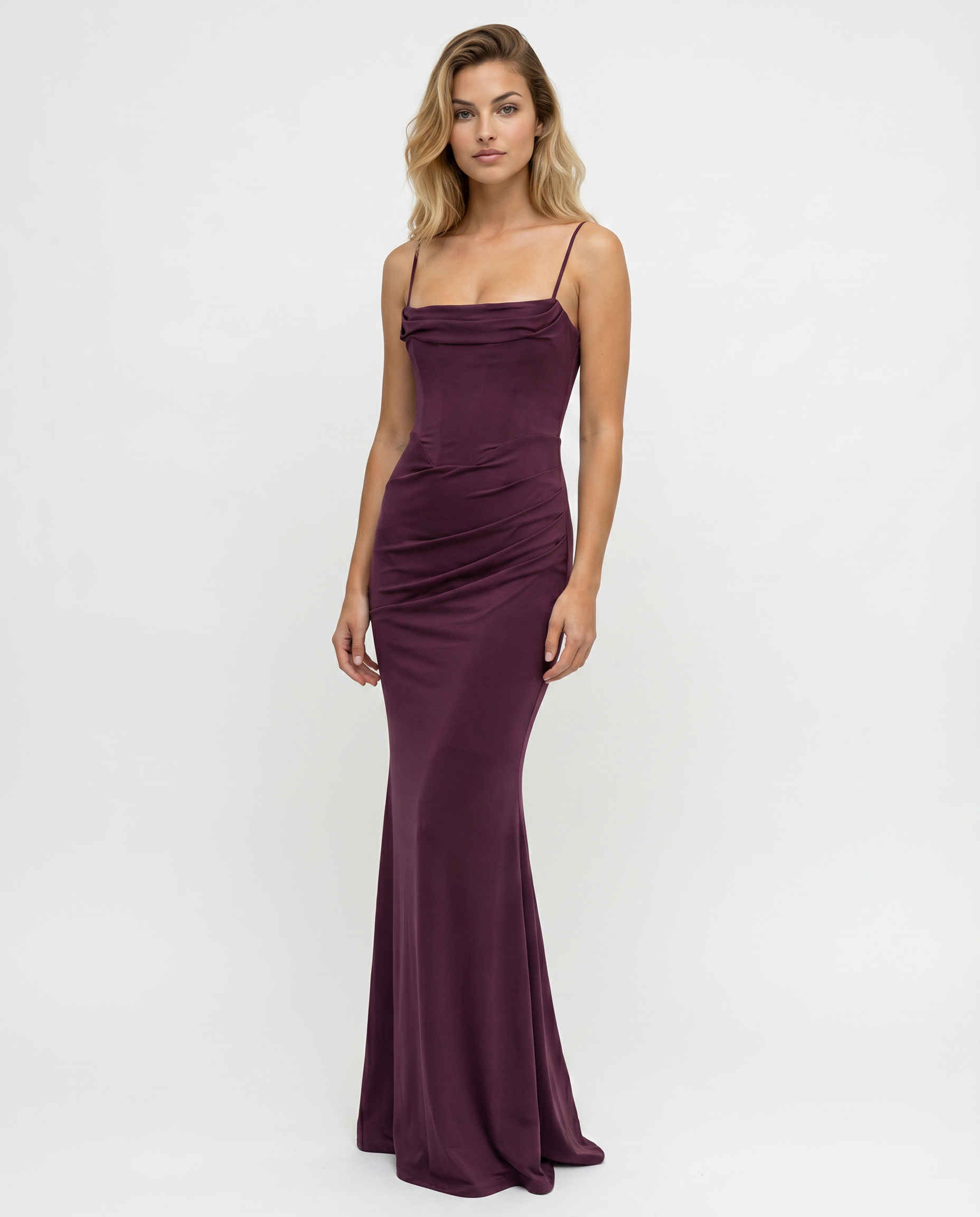 Suzette | Maxi Dress with Corset Bodice and Flared Hem