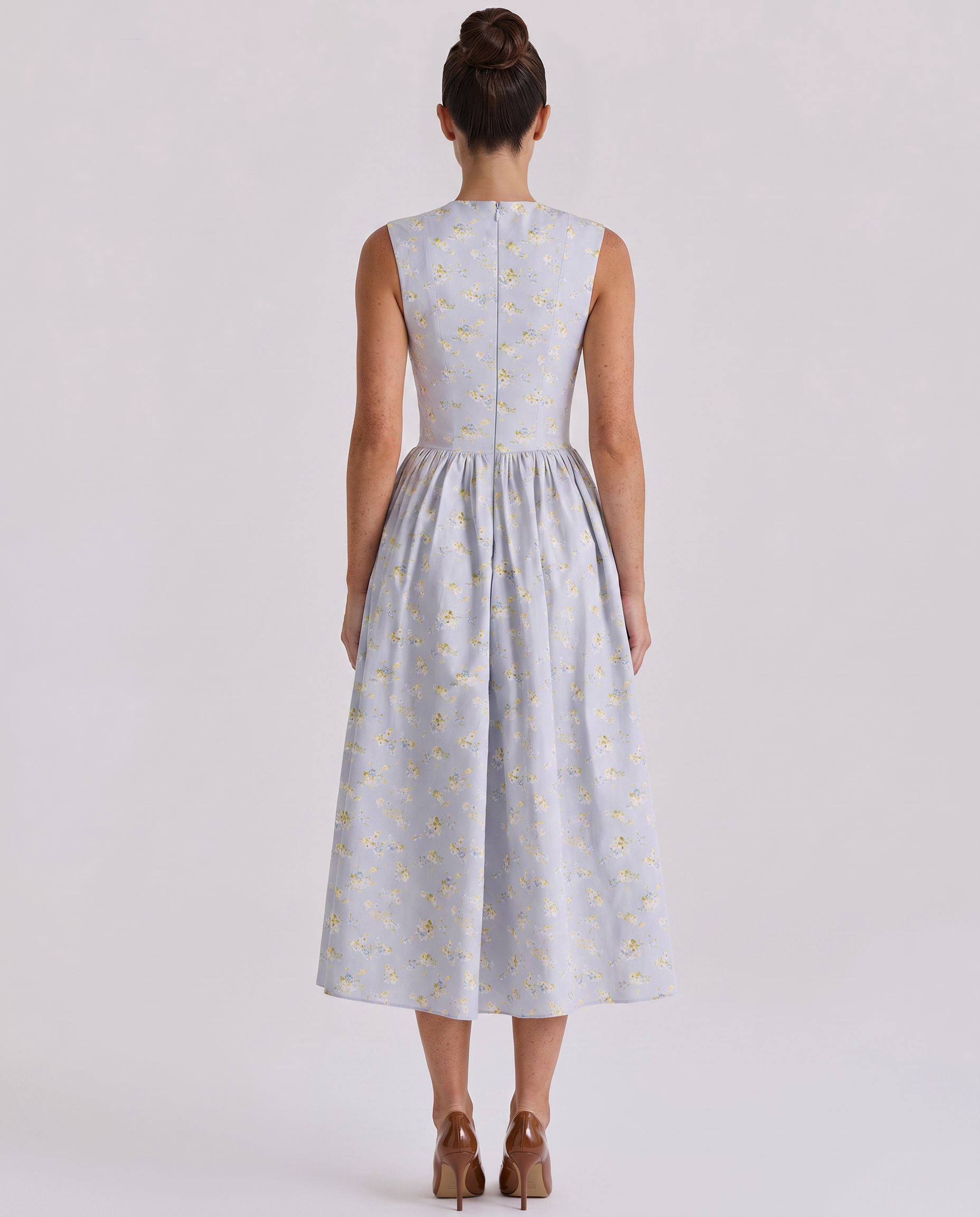 knee length dresses for ladies Nellie Midi Dress - Black | Sophisticated and Chic main image 0