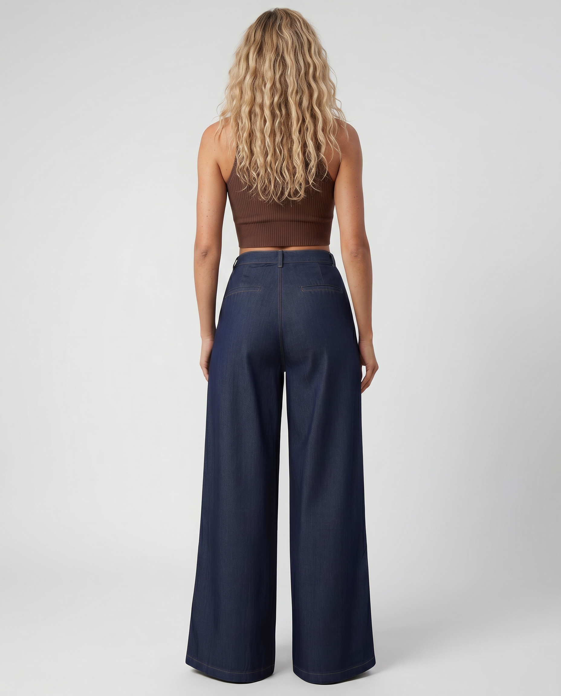 Bessie | Wide-Leg Jeans with Front Closure