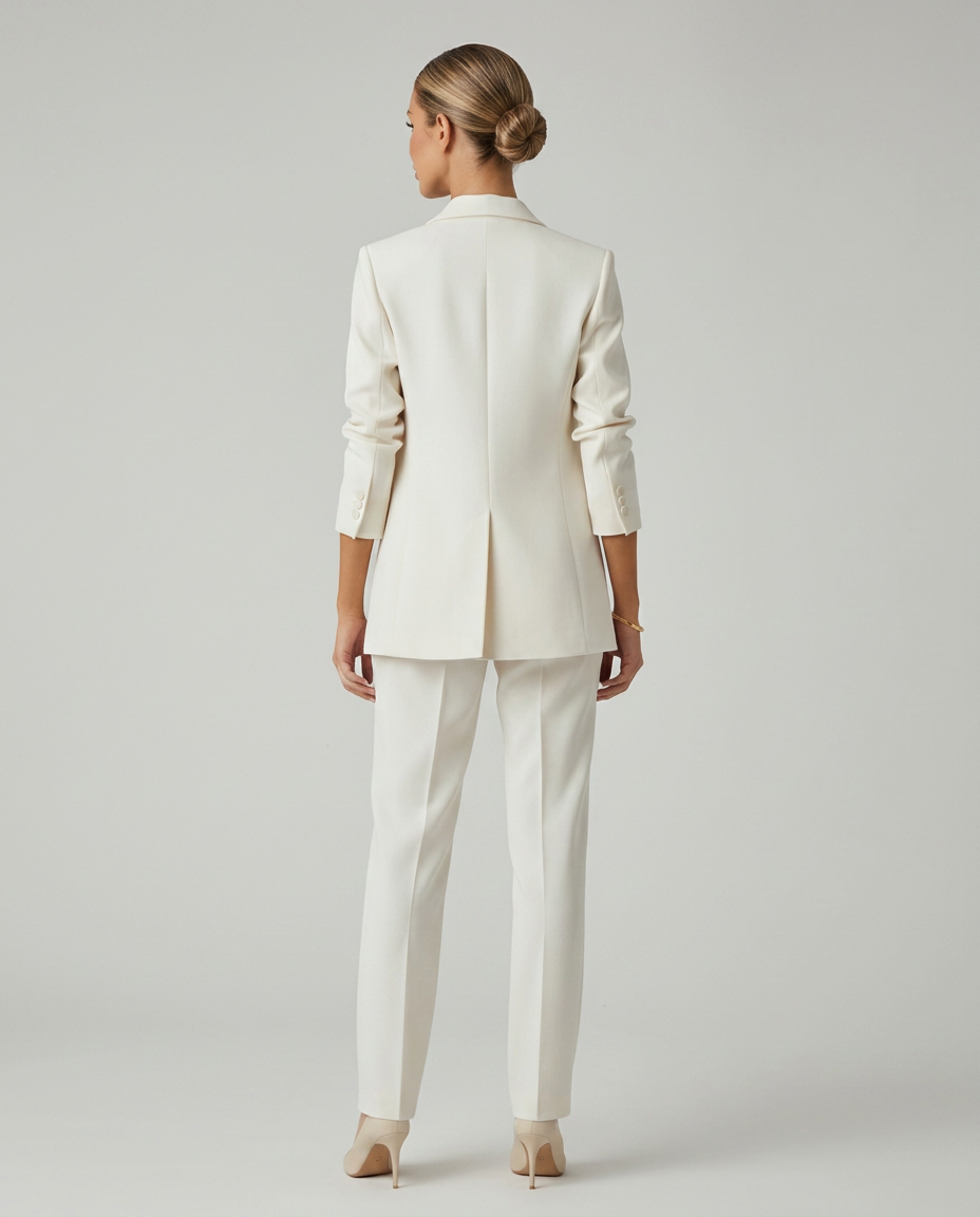 Elise | Blazer Set with Straight-Leg Trousers