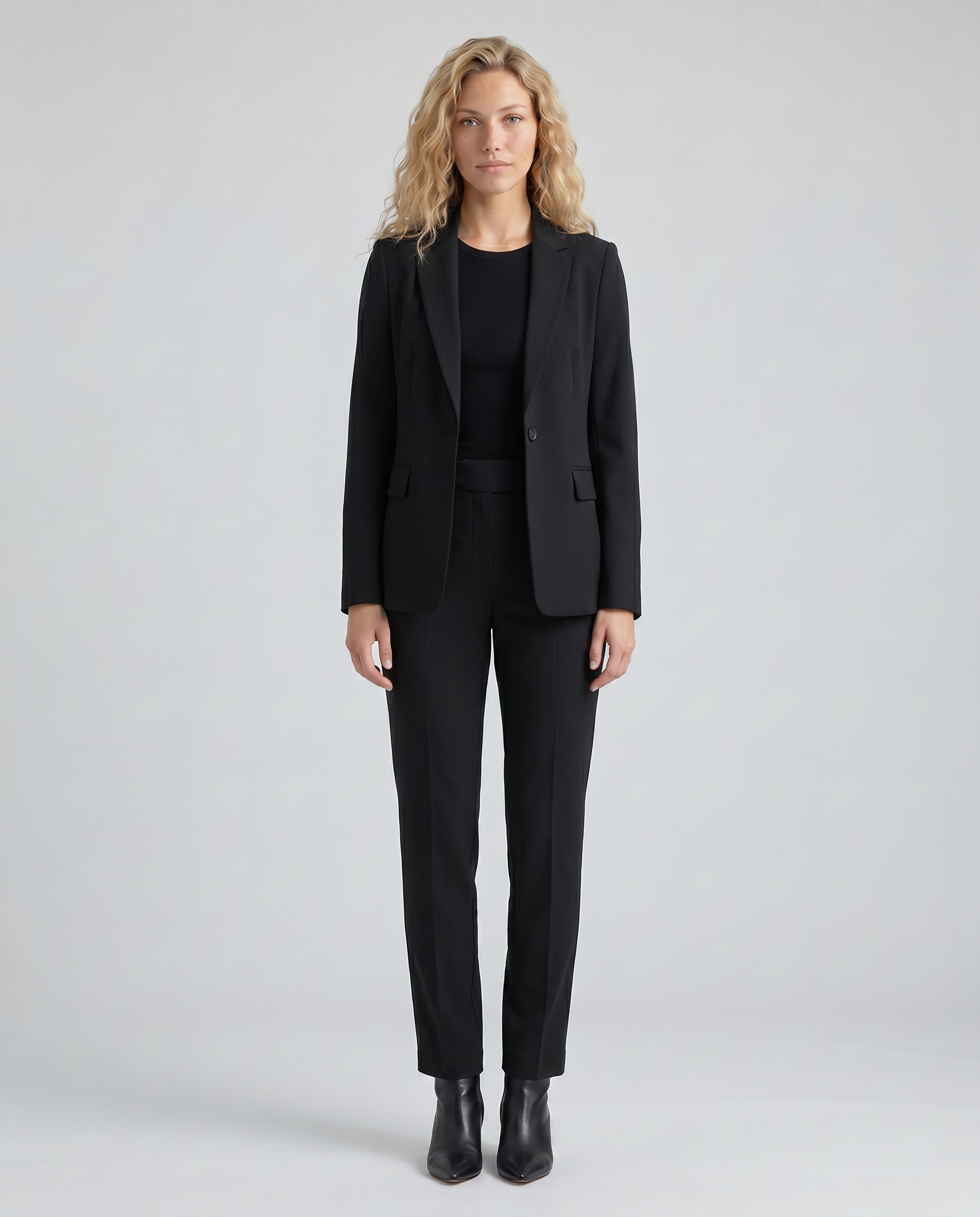 Lillie | Blazer Set with Straight-Leg Trousers