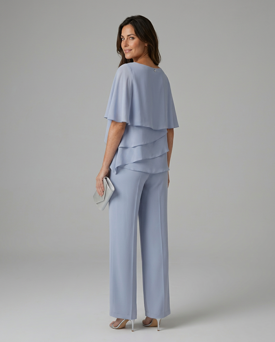 Imelda | Top and Trousers Set with Straight Legs