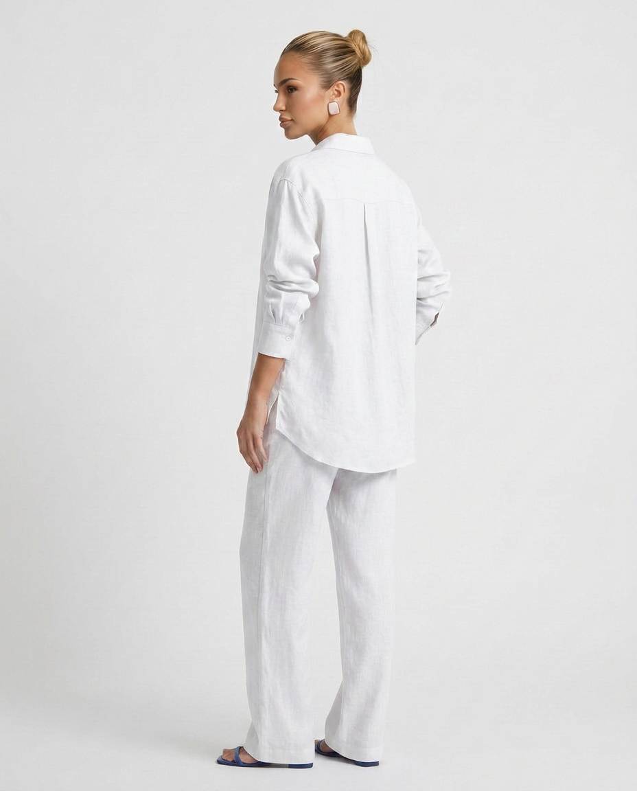 Polly | Two-Piece Set with Button Shirt