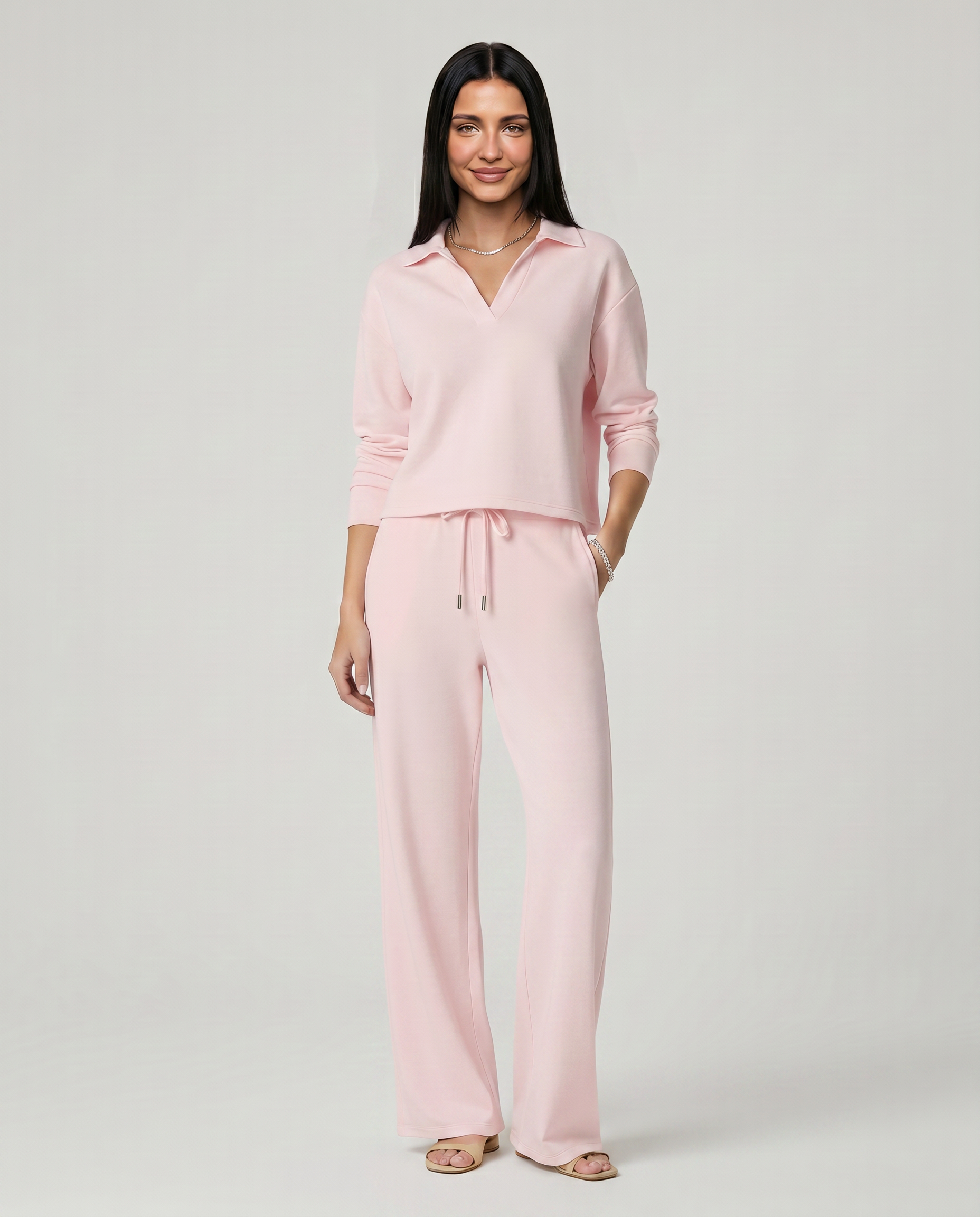 Ariana | Two-Piece Set with Wide-Leg Pants
