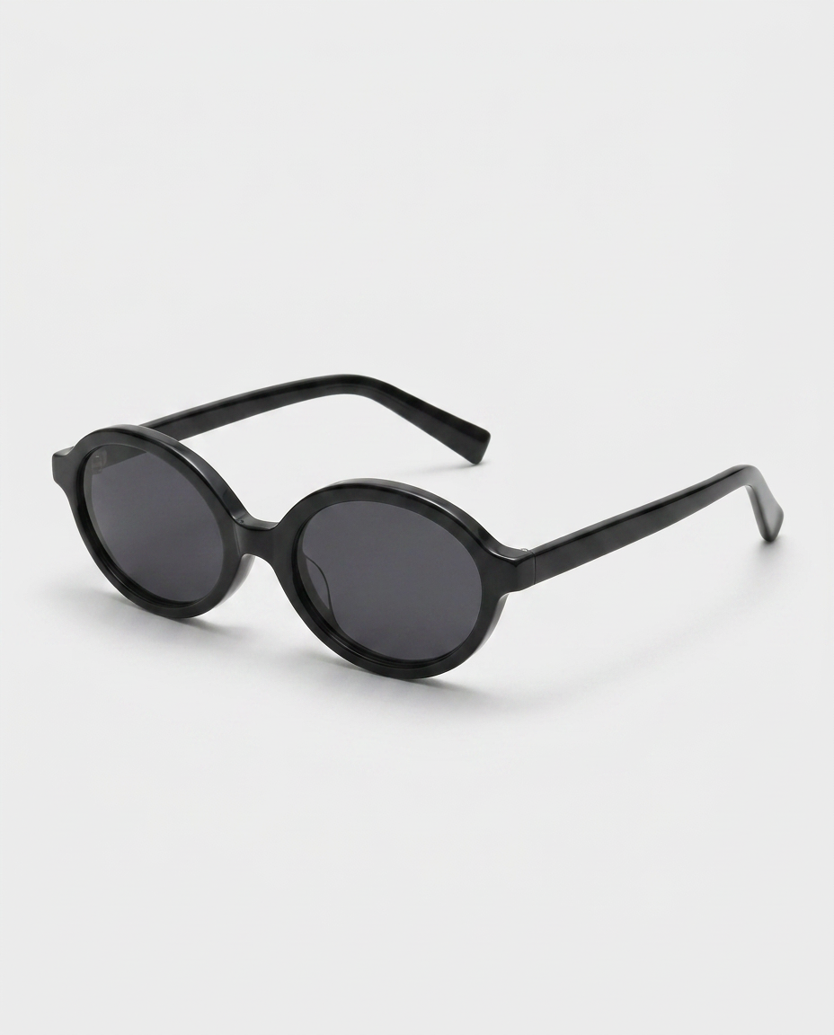Ronda | Retro Oval Sunglasses with UV Protection