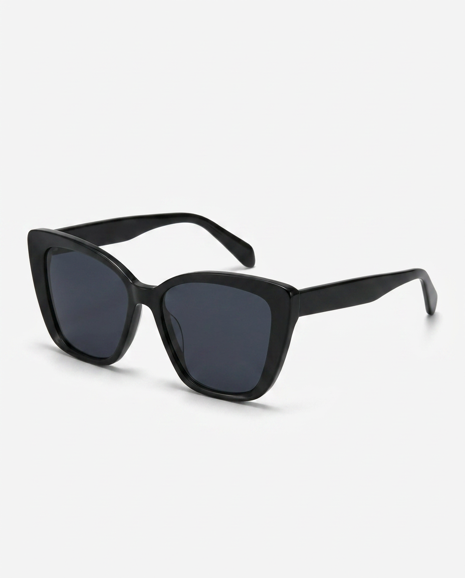 Marcia | Retro Cat-Eye Sunglasses with Leopard Print Frame