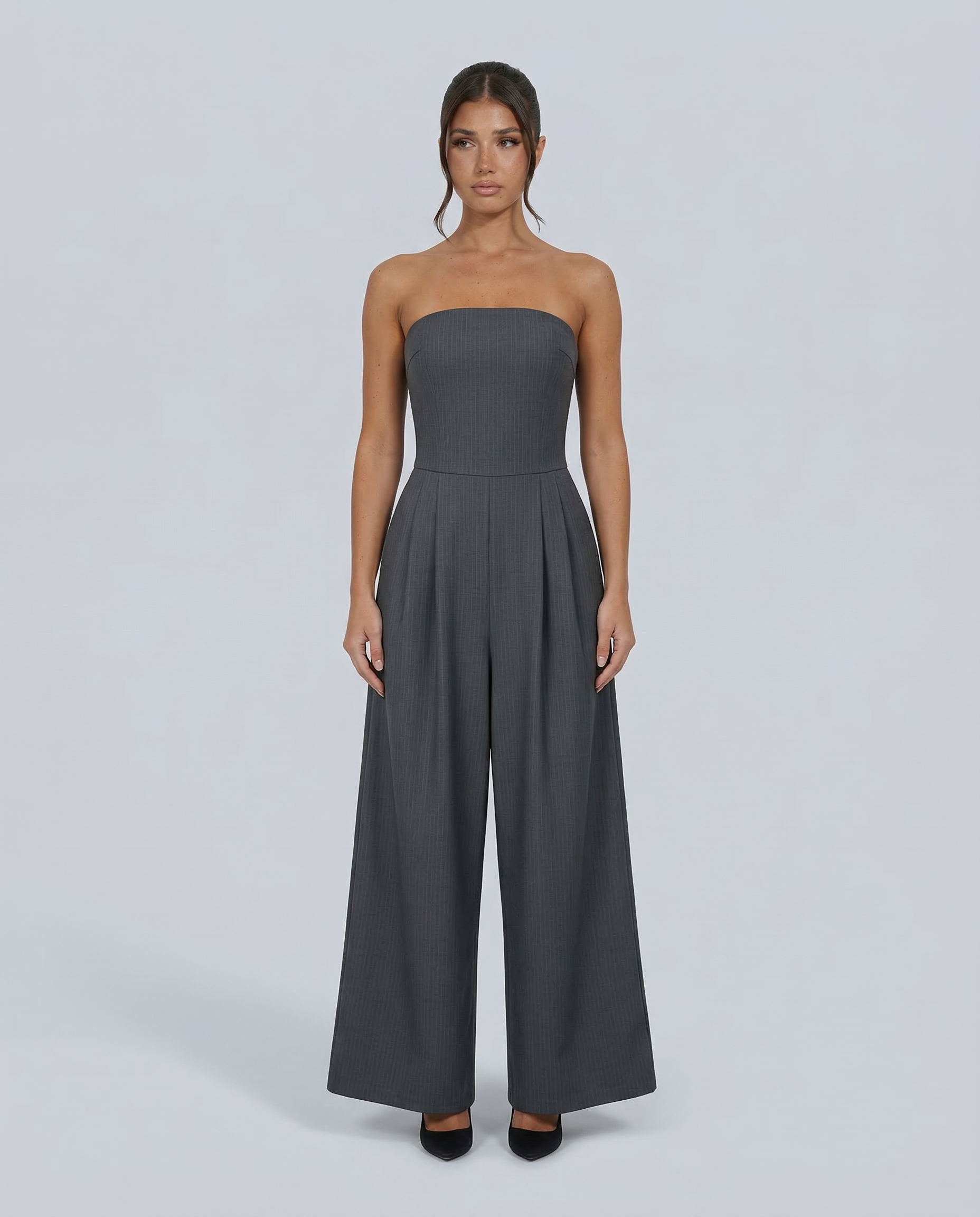 Arlette | Strapless Wide-Leg Jumpsuit