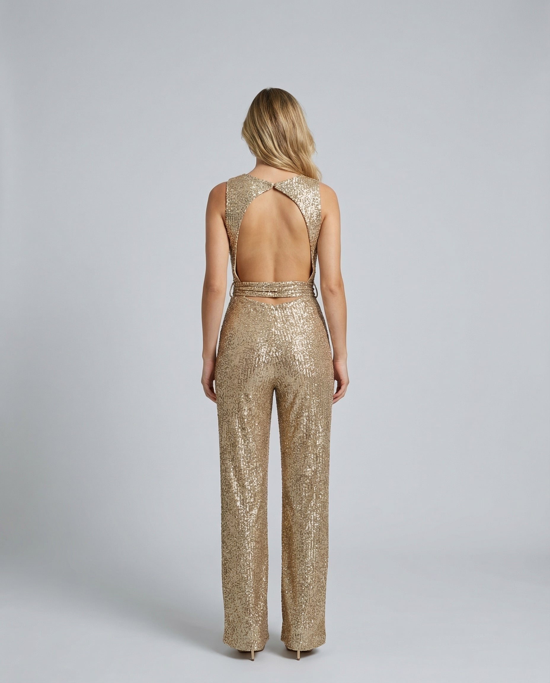 Frankie | Sequin Wide-Leg Evening Jumpsuit