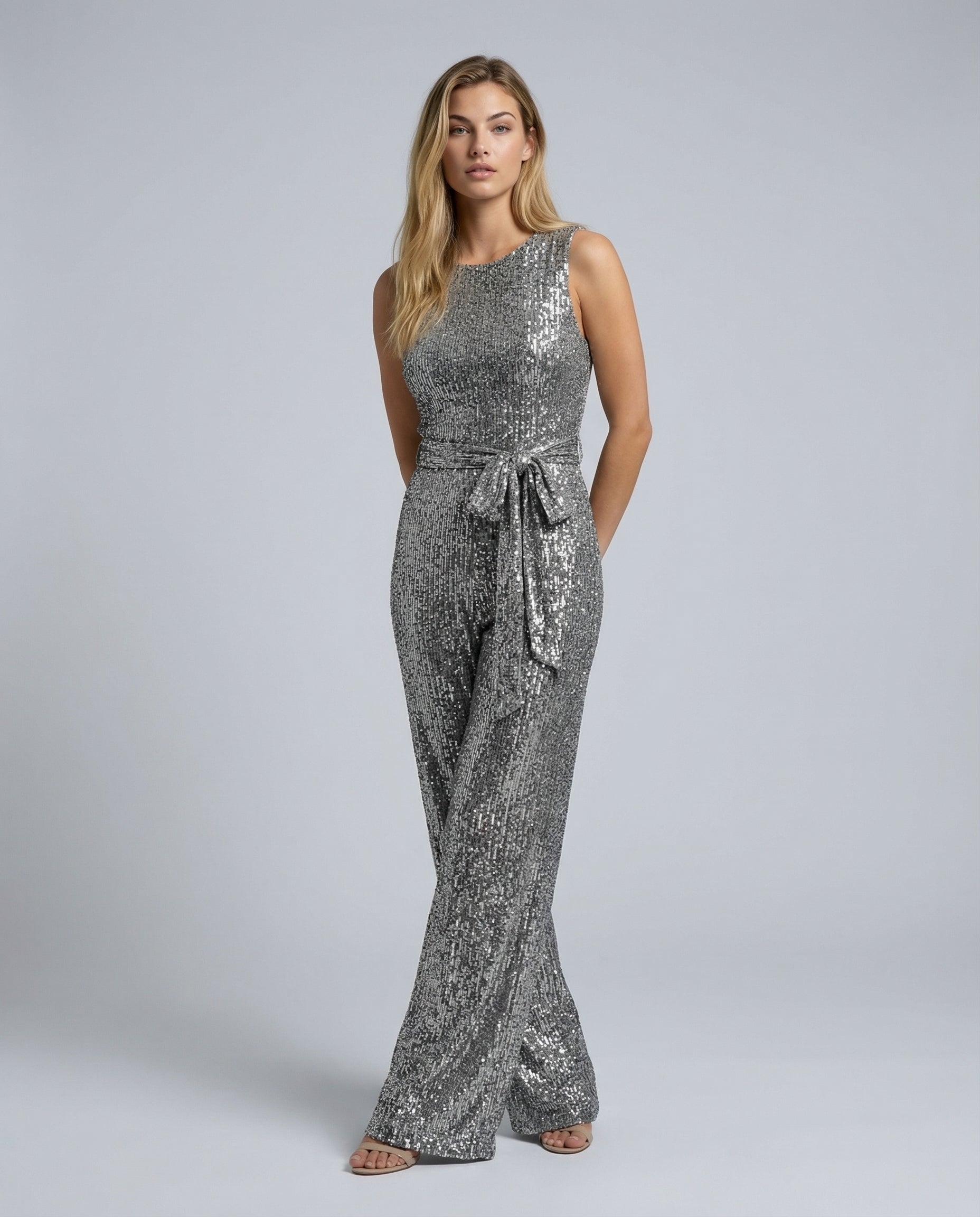 Frankie | Sequin Wide-Leg Evening Jumpsuit