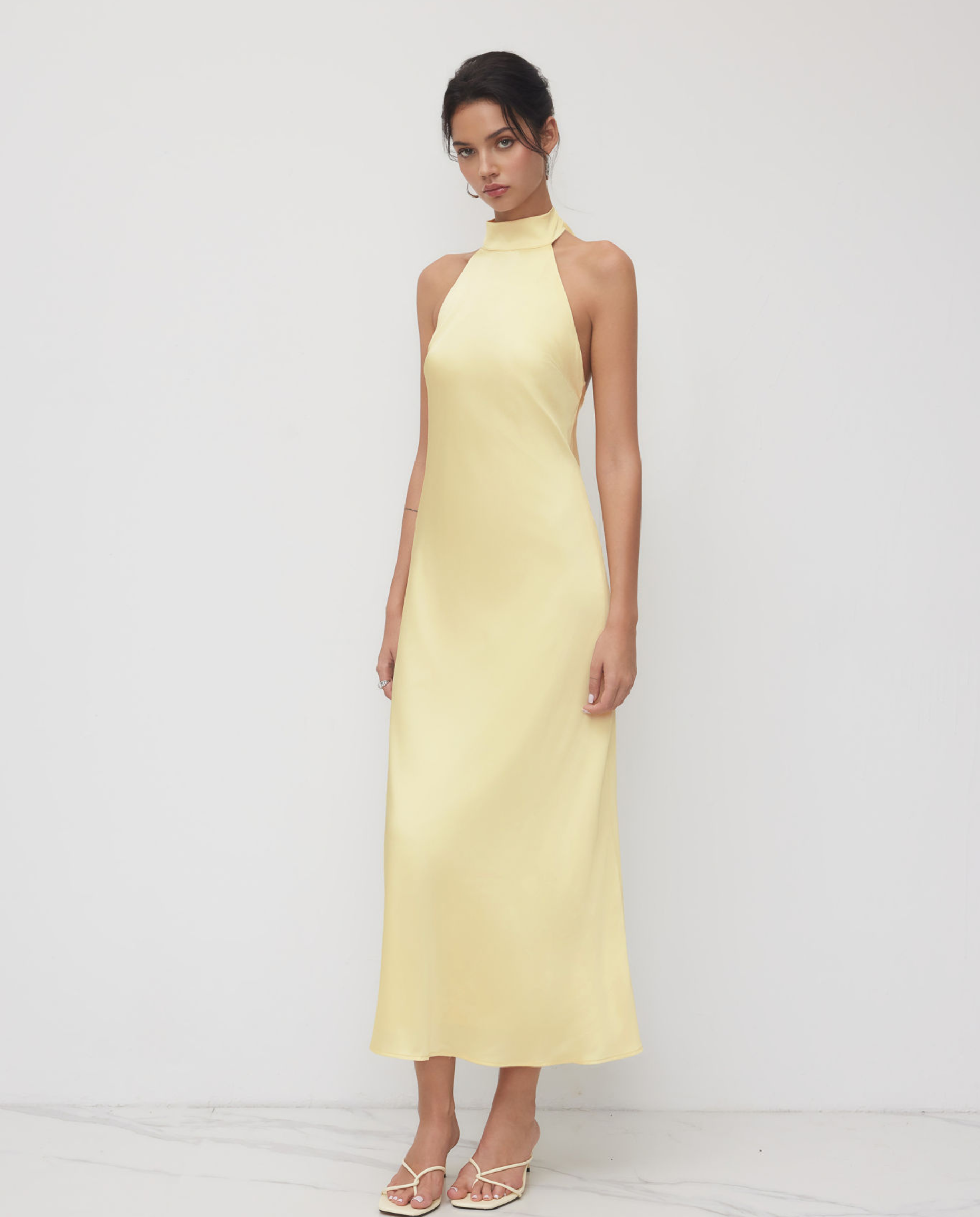 Patricia | Maxi Dress with Halter Neck