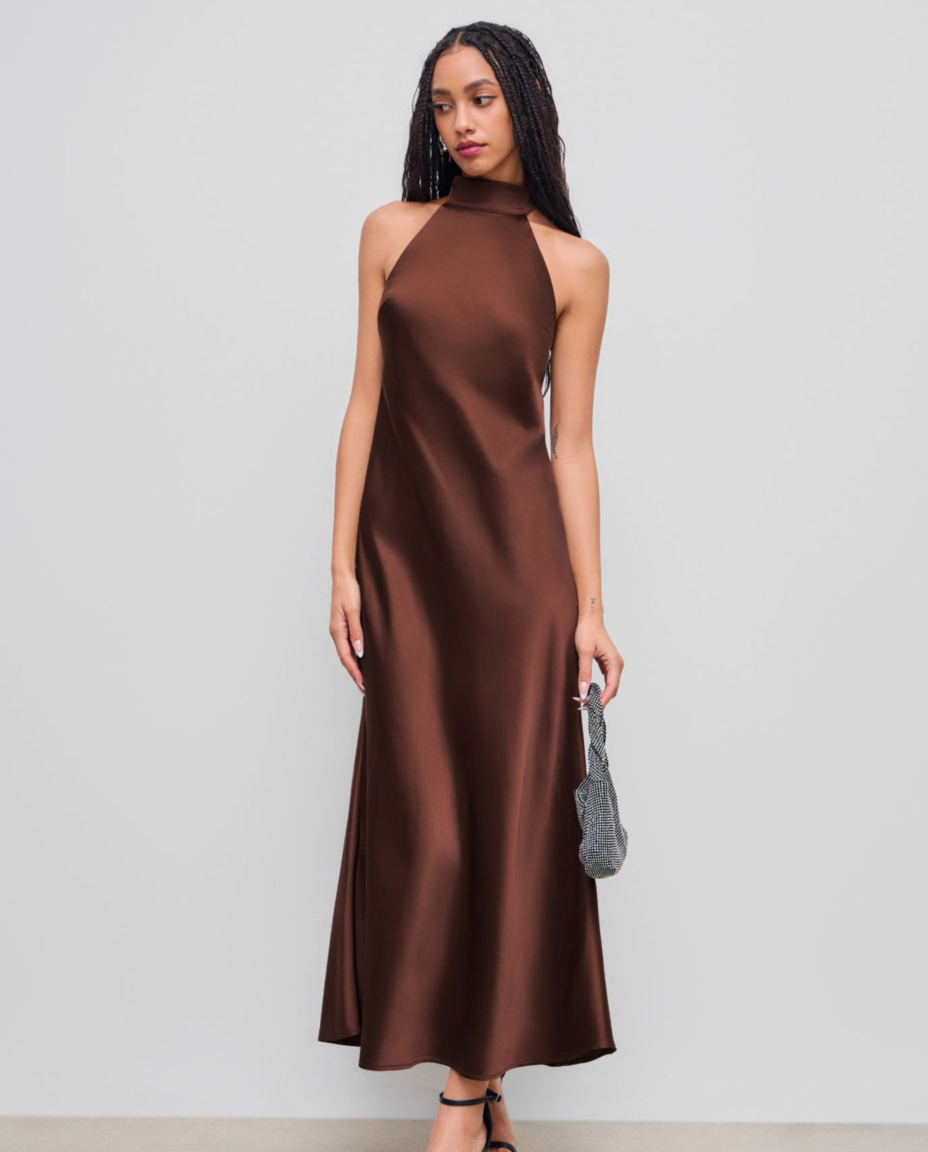 Patricia | Maxi Dress with Halter Neck