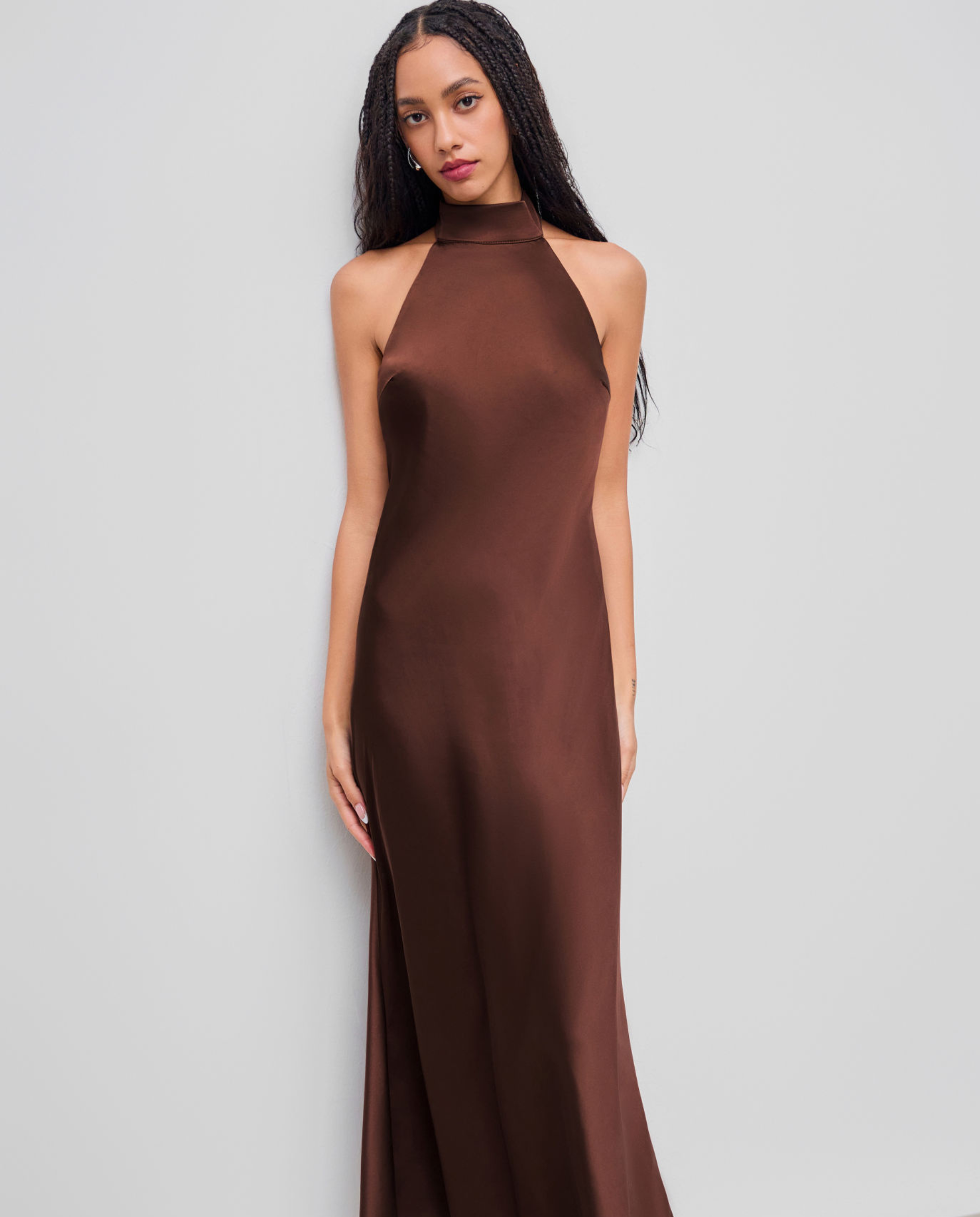 Patricia | Maxi Dress with Halter Neck