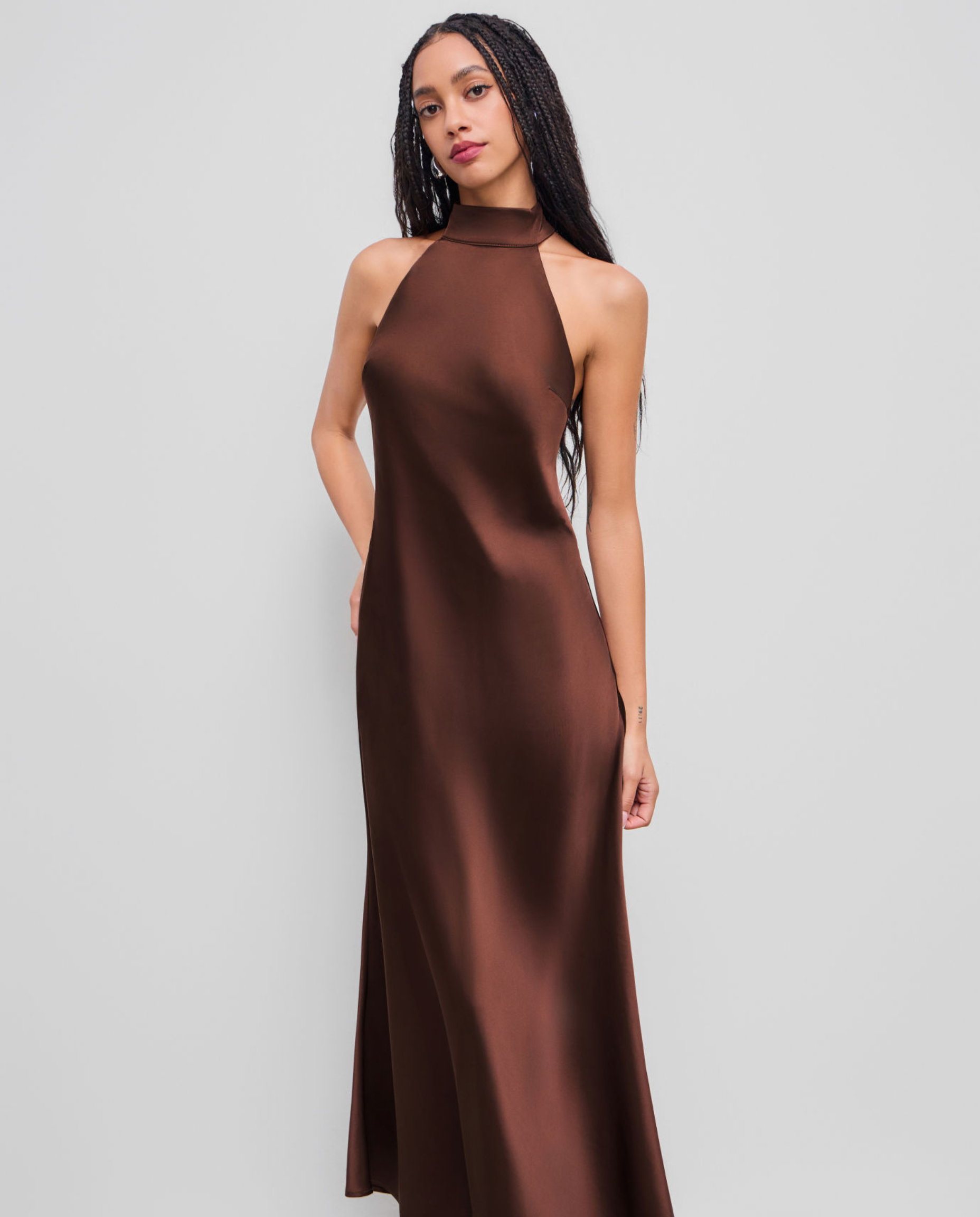 Patricia | Maxi Dress with Halter Neck