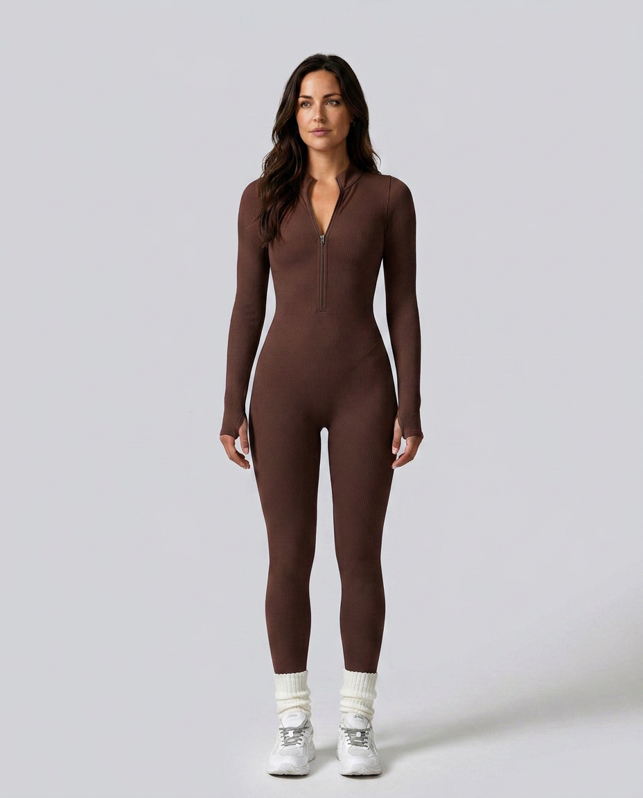 Betty | Fitted Jumpsuit with Long Sleeves
