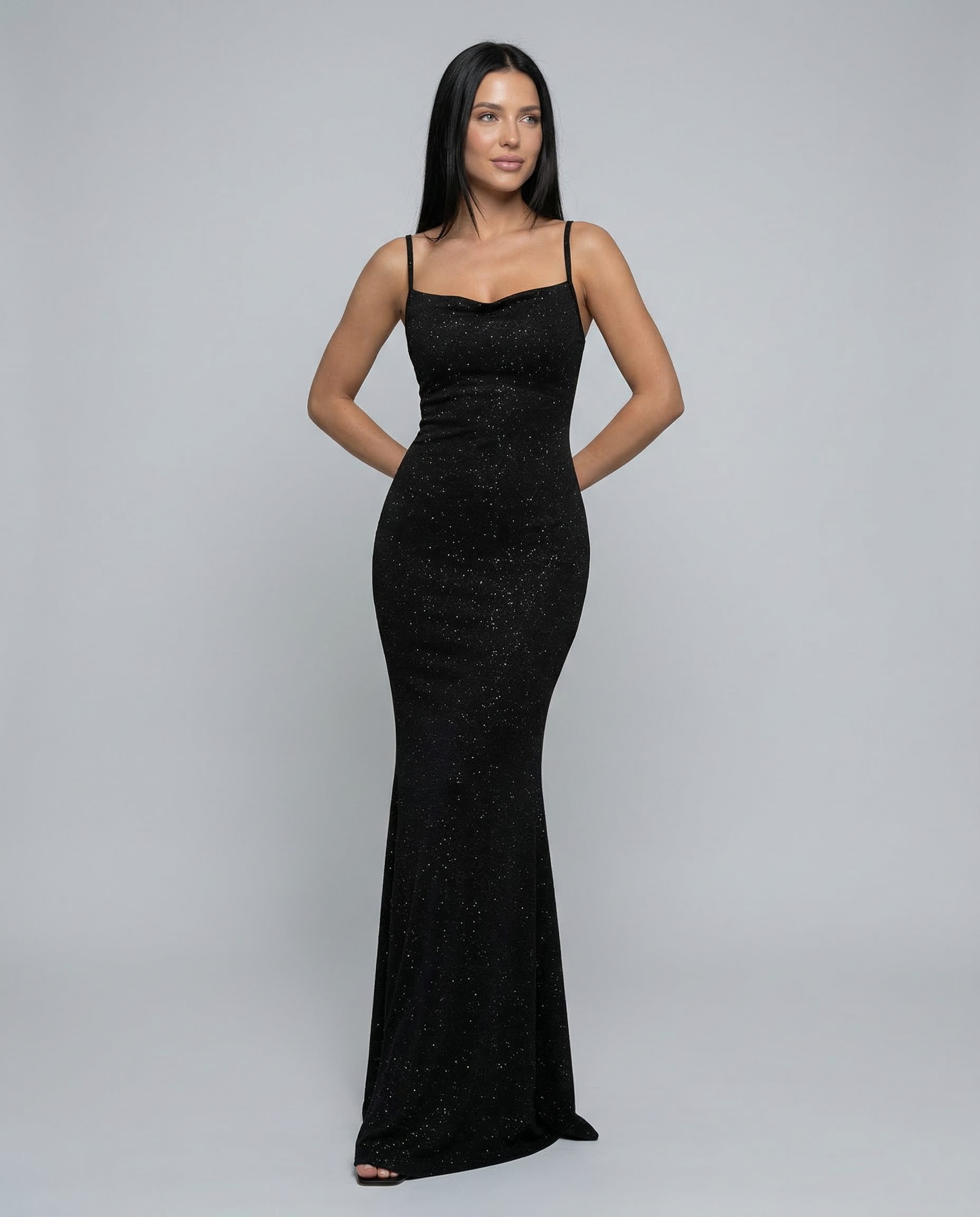 Aria | Maxi Dress with Cross-Back Detail