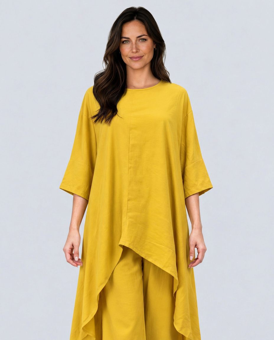 Soraya | Linen-Look Wide-Leg Co-ord Set