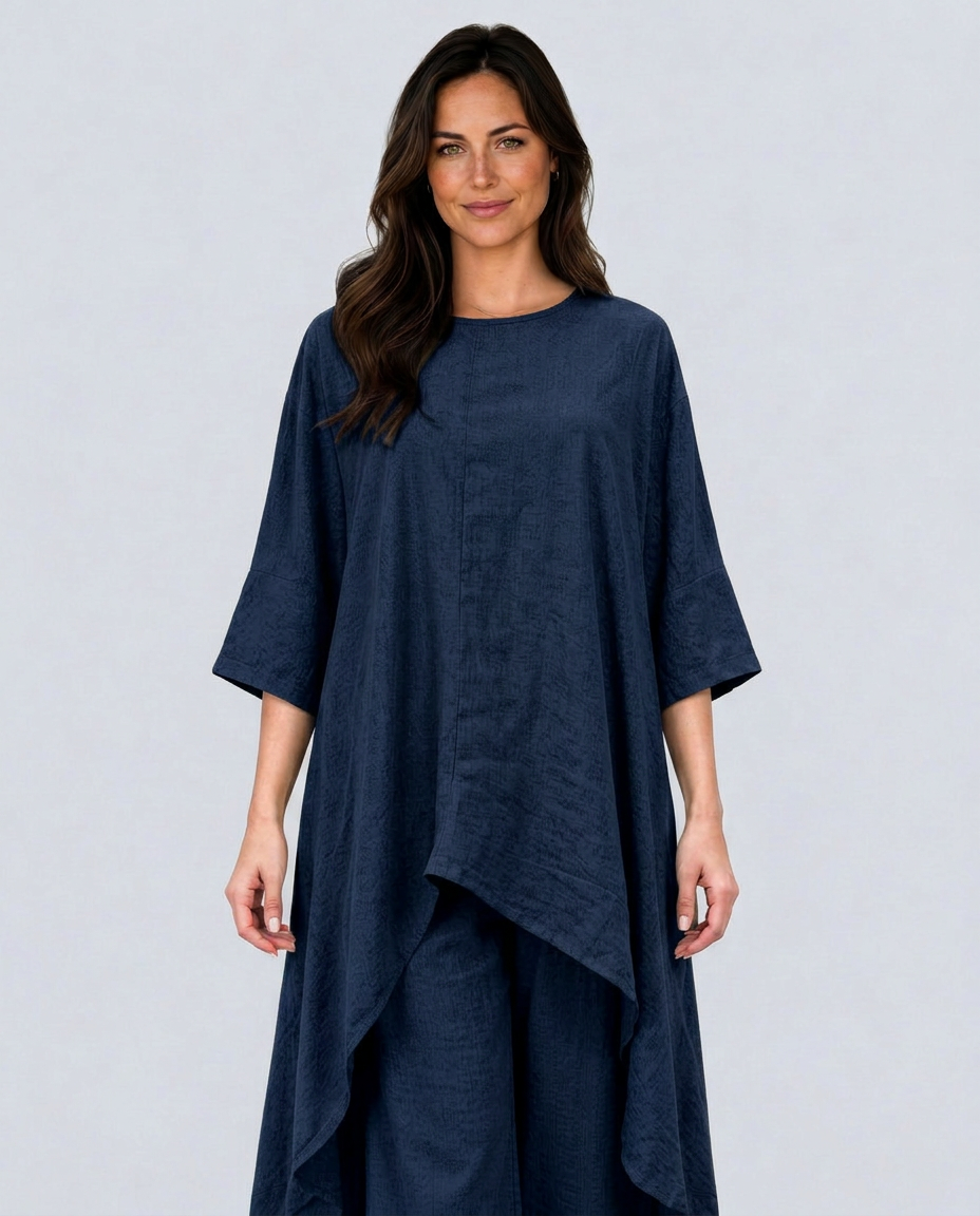Soraya | Linen-Look Wide-Leg Co-ord Set
