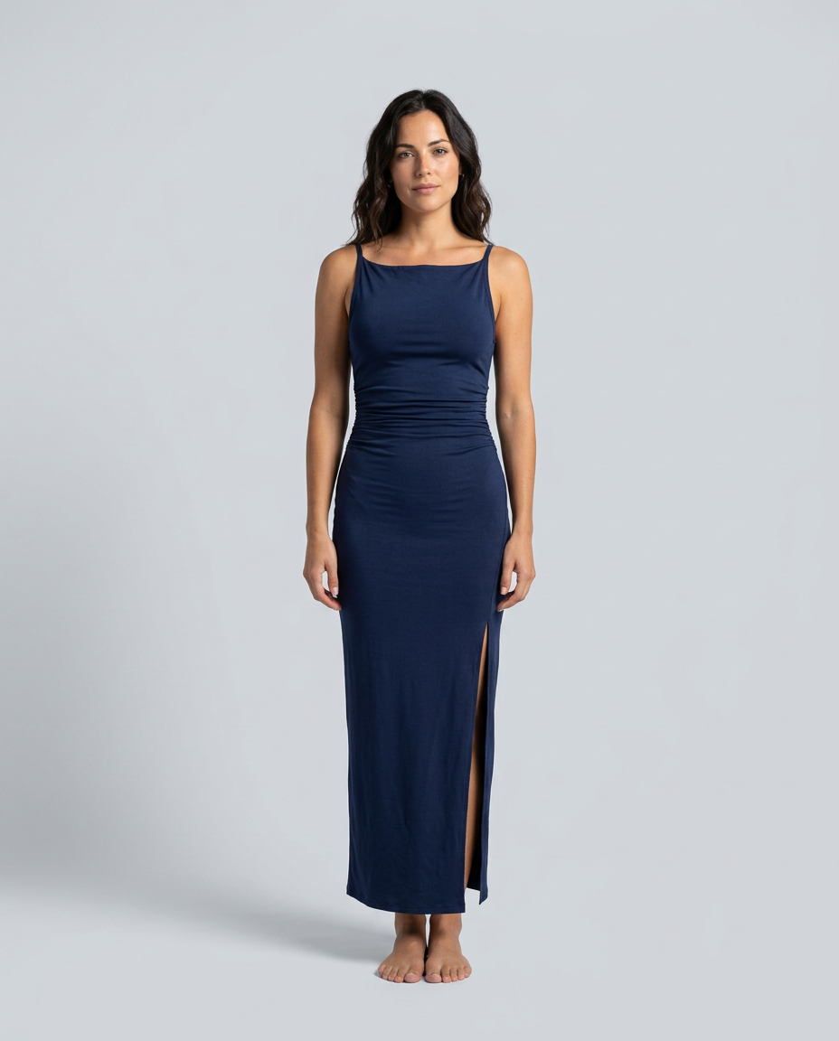Lareine | Ruched Wedding Guest Maxi Dress