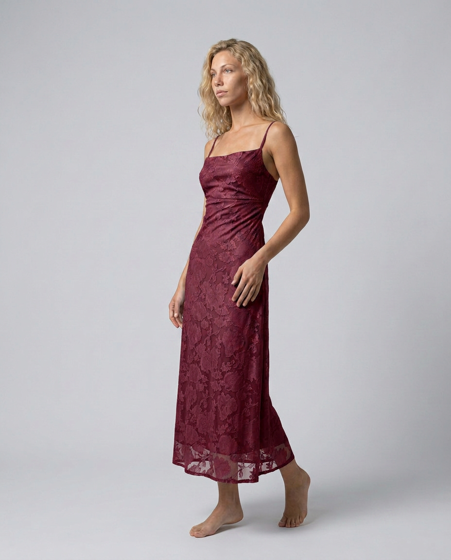 Solène | Halter Neck Floral Maxi Dress