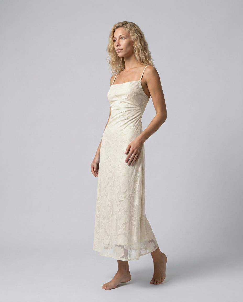 Solène | Halter Neck Floral Maxi Dress