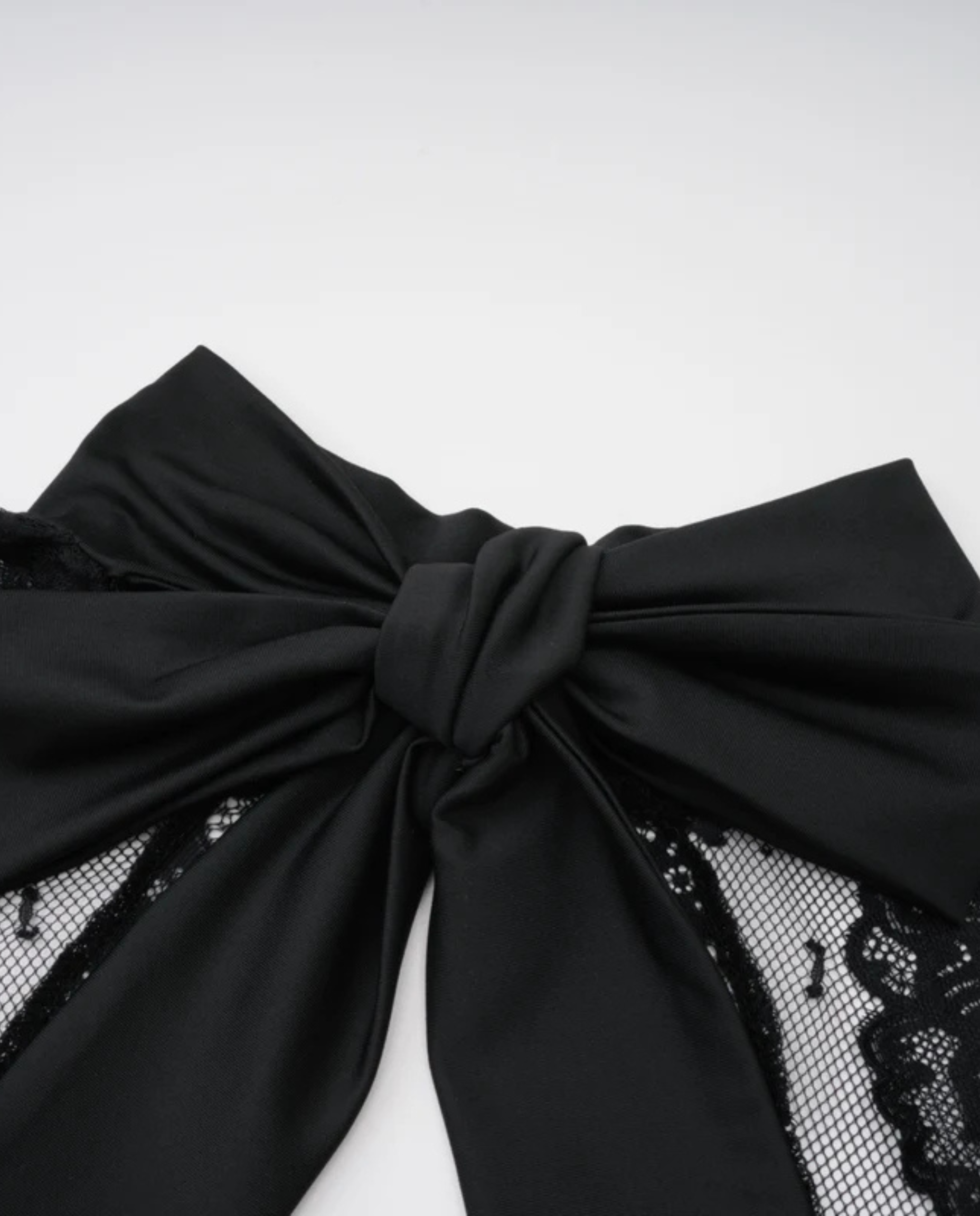 Allison | Black Lace Panel Maxi Dress