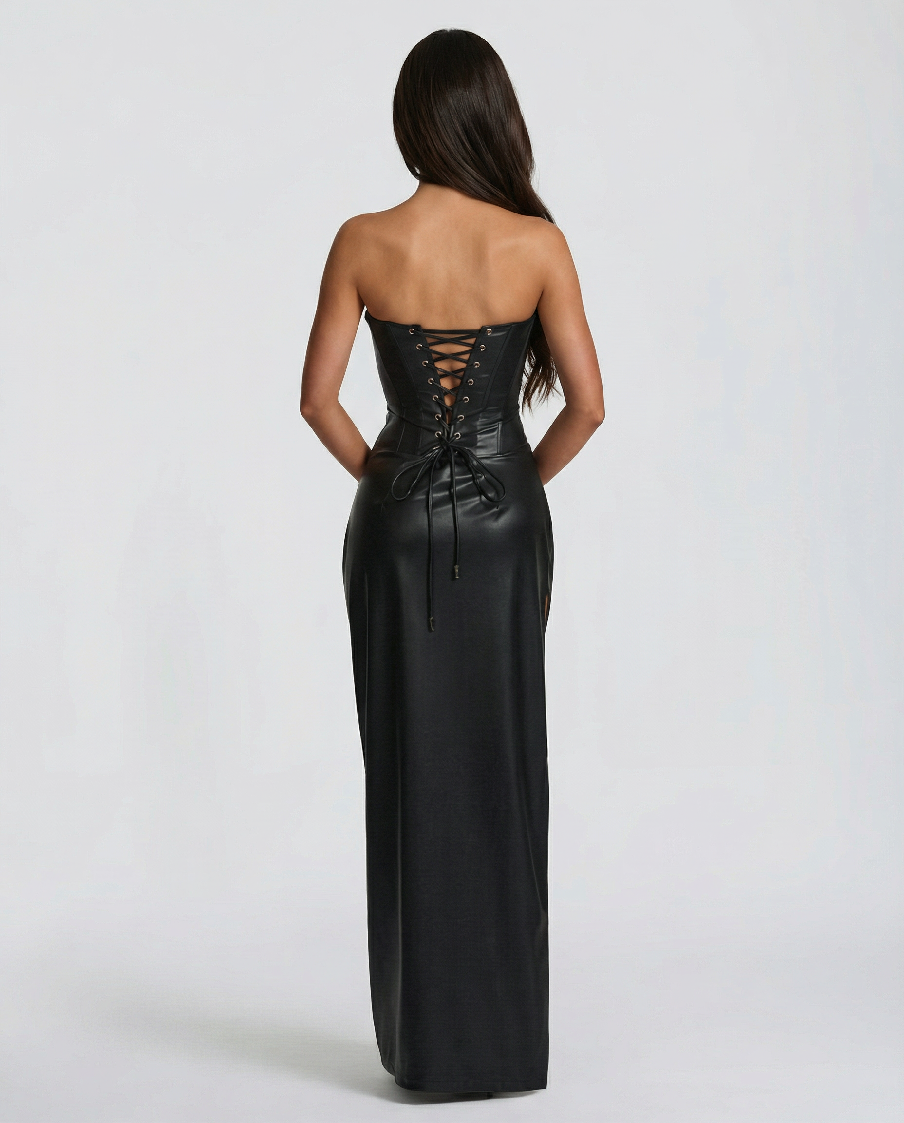 Alana | Maxi Dress with Strapless Corset Bodice
