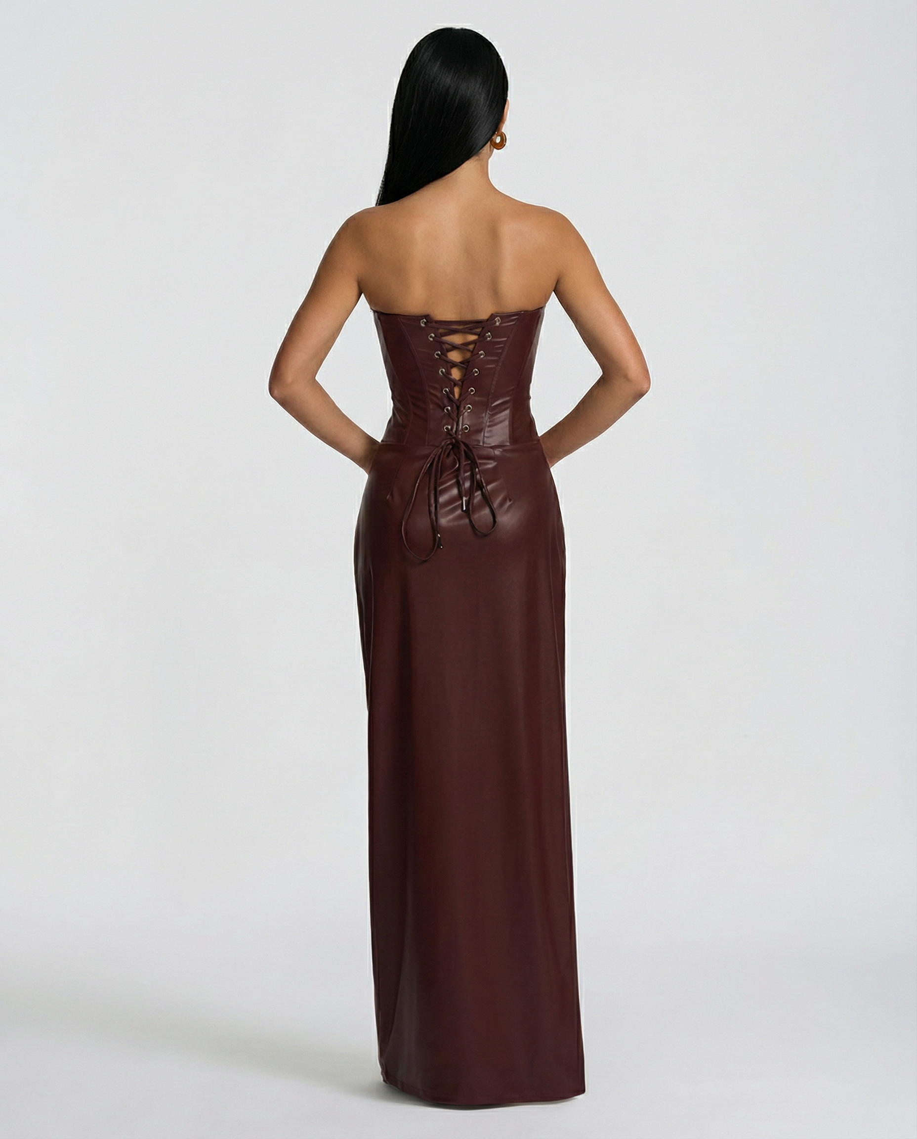 Alana | Maxi Dress with Strapless Corset Bodice