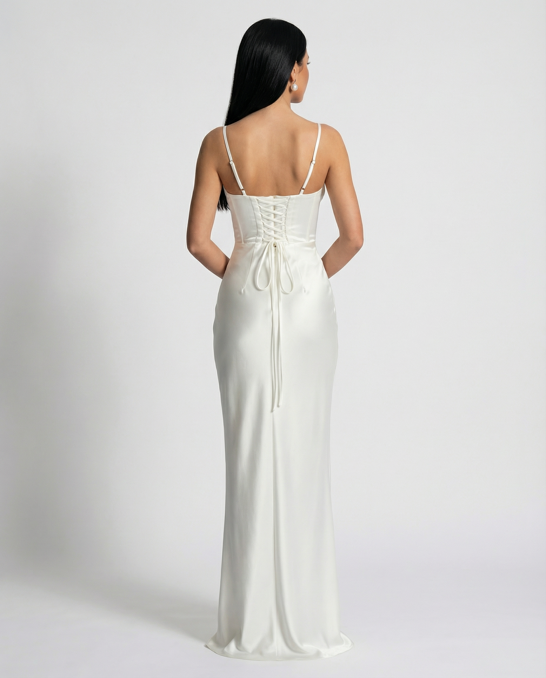 Genesis | Maxi Dress with Structured Corset Bodice