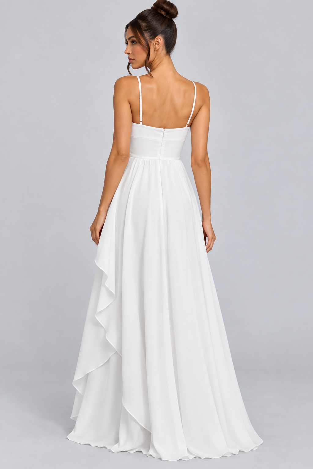 Yara | Spaghetti Strap A-Line Slip Maxi Dress