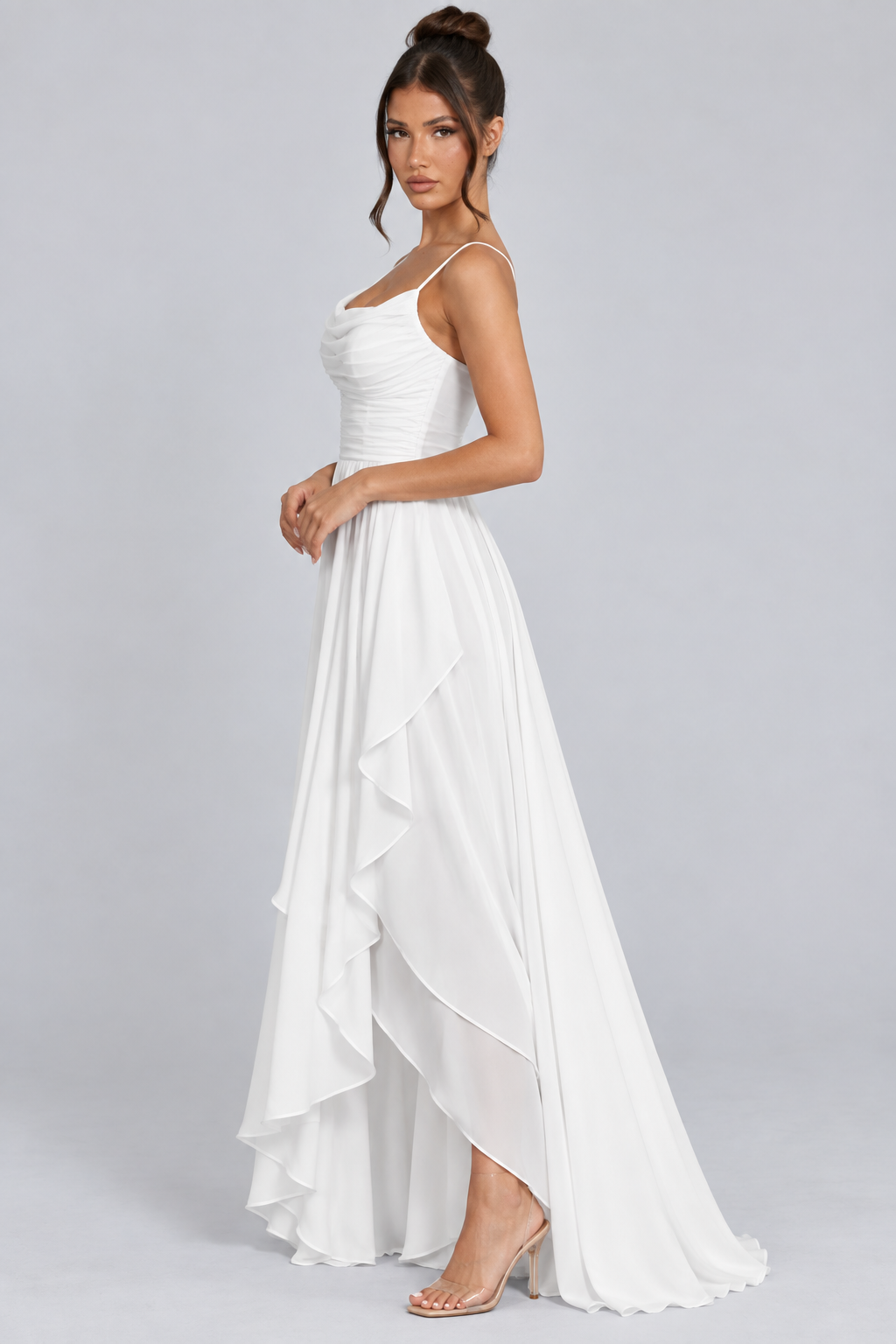 Yara | Spaghetti Strap A-Line Slip Maxi Dress