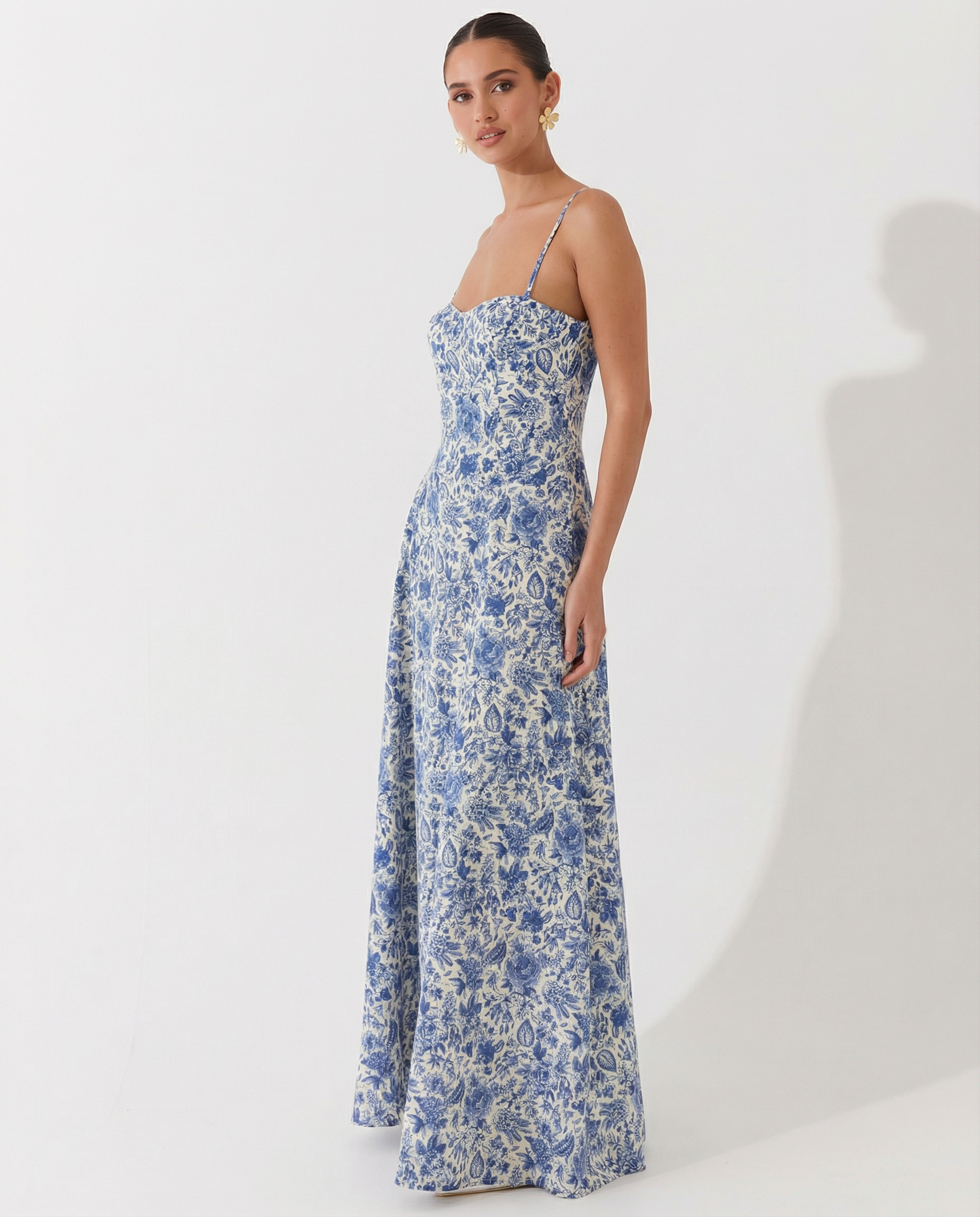 Tricia | Maxi Dress with Sweetheart Neckline