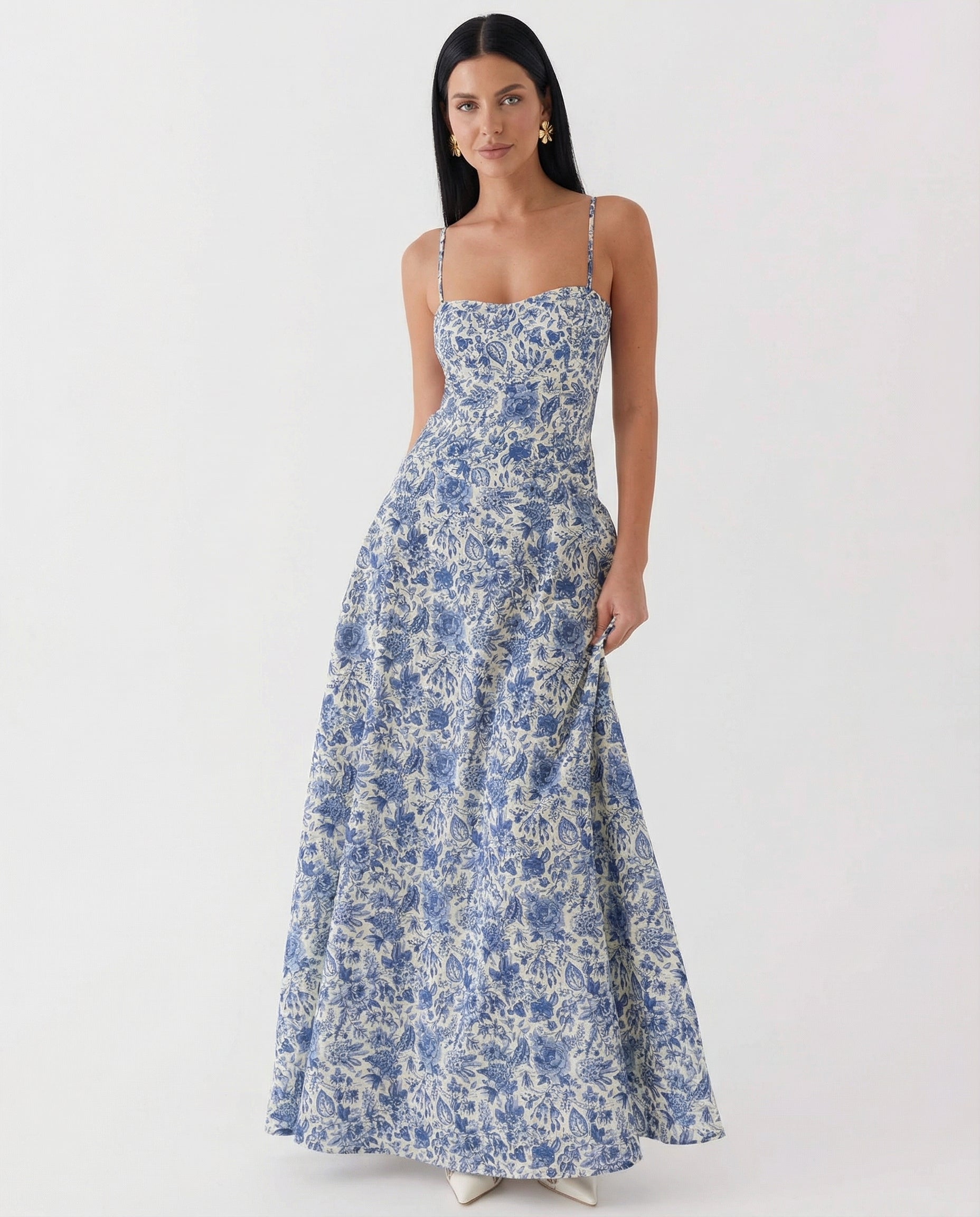 Tricia | Maxi Dress with Sweetheart Neckline