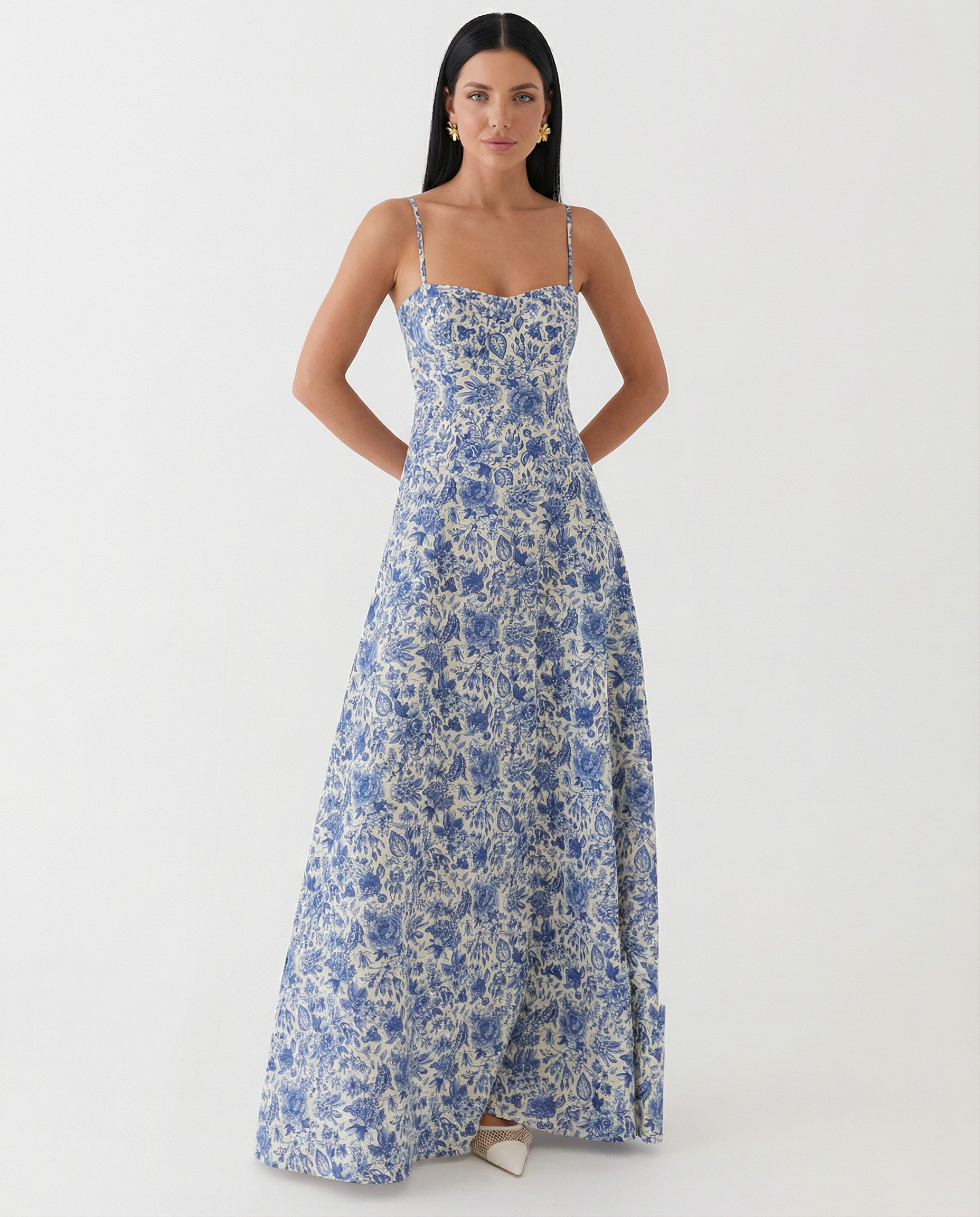 Tricia | Maxi Dress with Sweetheart Neckline
