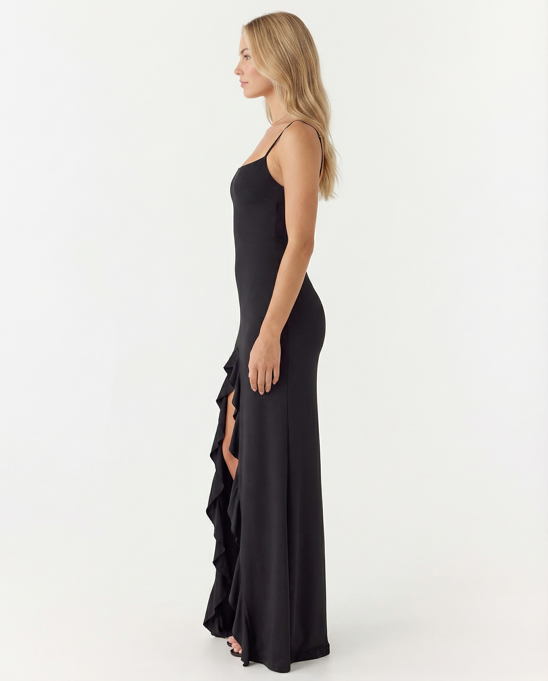 Ramona | Maxi Dress with Ruched Side Split