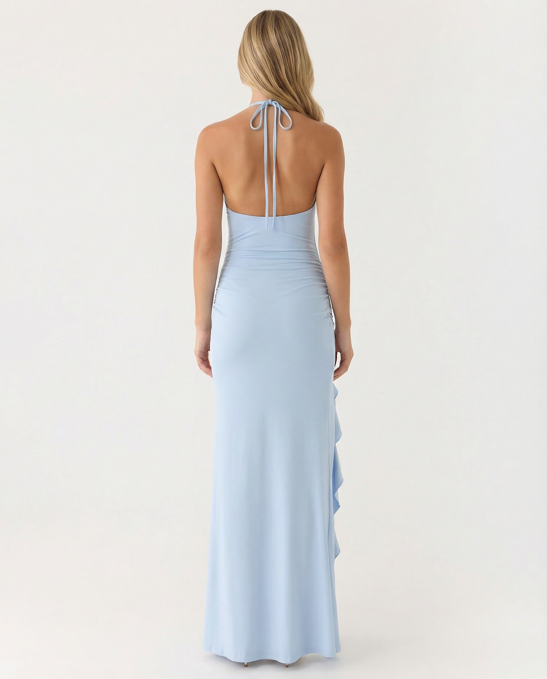Ramona | Maxi Dress with Ruched Side Split