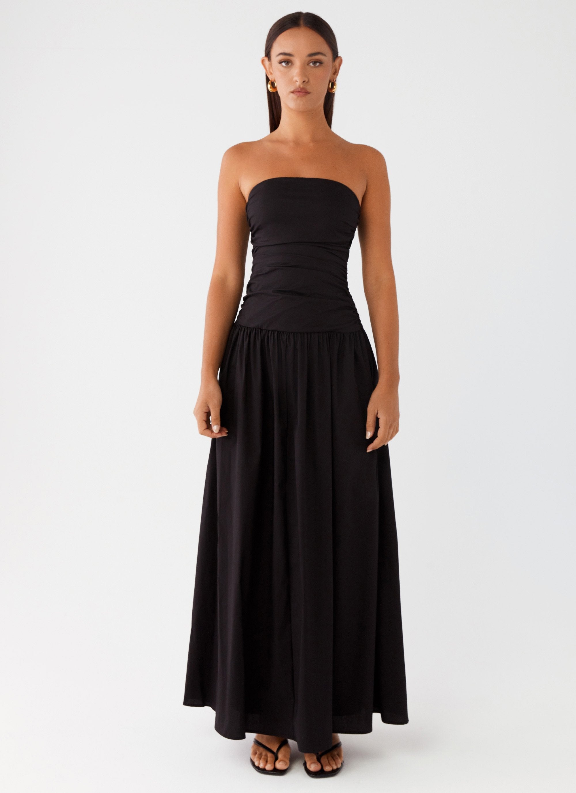 Norma | Cowl Neck Slinky Bias Cut Maxi Dress