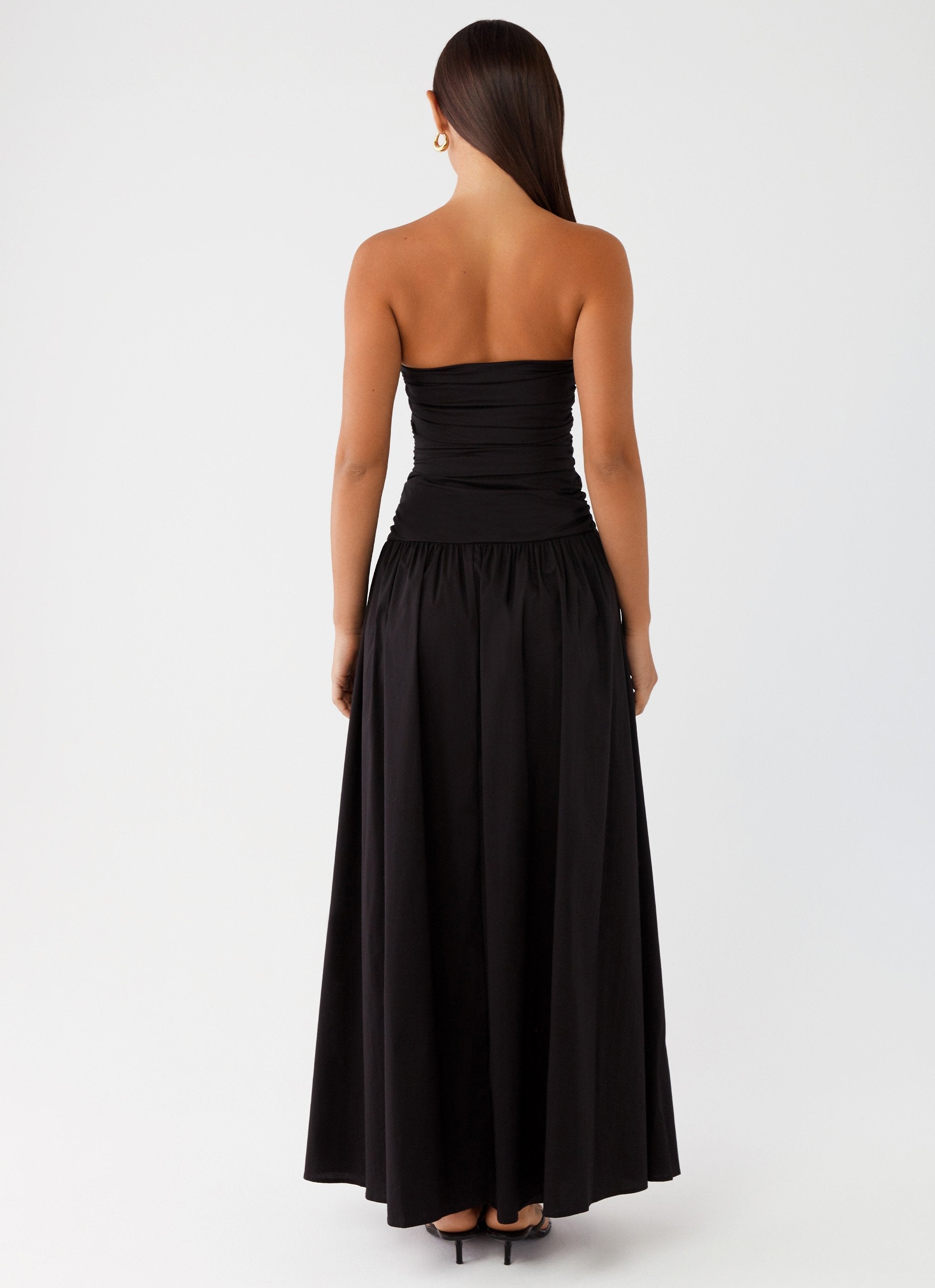 Norma | Cowl Neck Slinky Bias Cut Maxi Dress