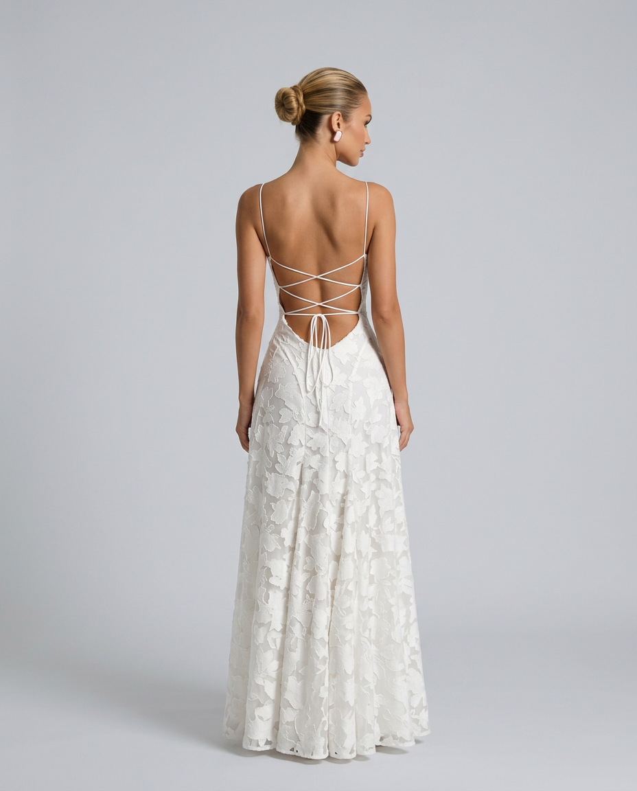 Zinnia | Floral Print Spaghetti Strap Maxi Dress